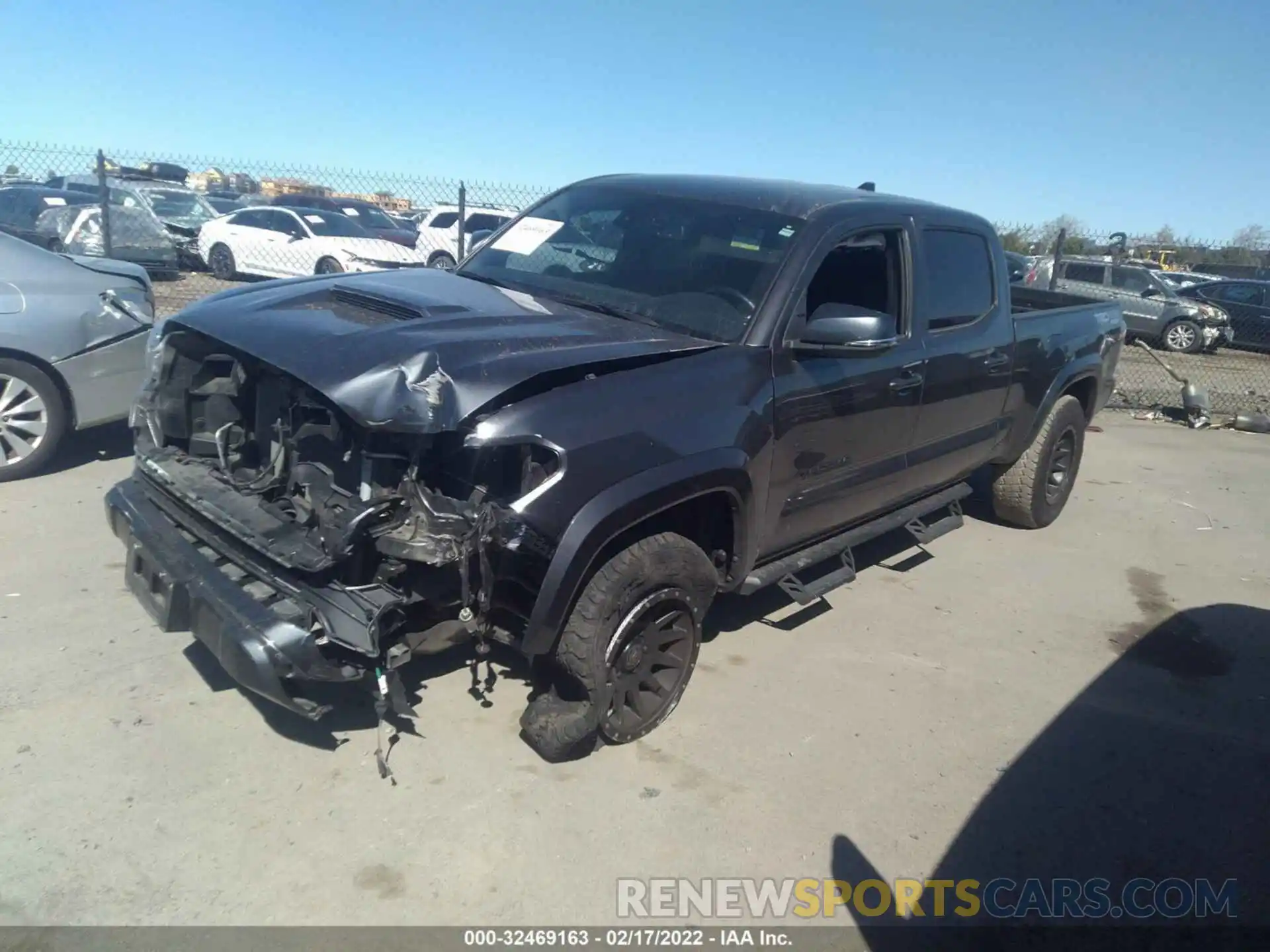 2 Photograph of a damaged car 3TMDZ5BN4MM101123 TOYOTA TACOMA 4WD 2021