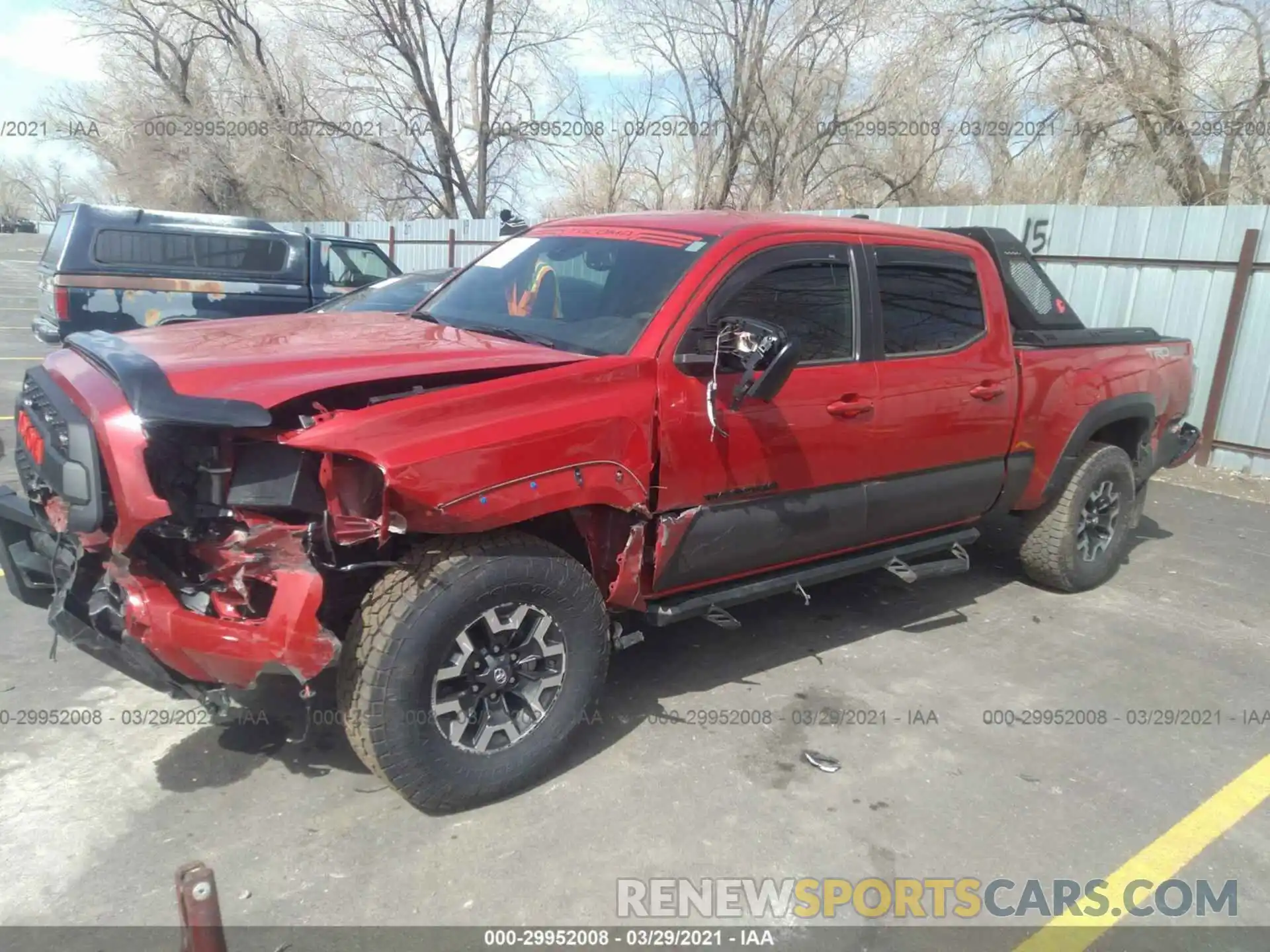 2 Photograph of a damaged car 3TMDZ5BN4MM101185 TOYOTA TACOMA 4WD 2021