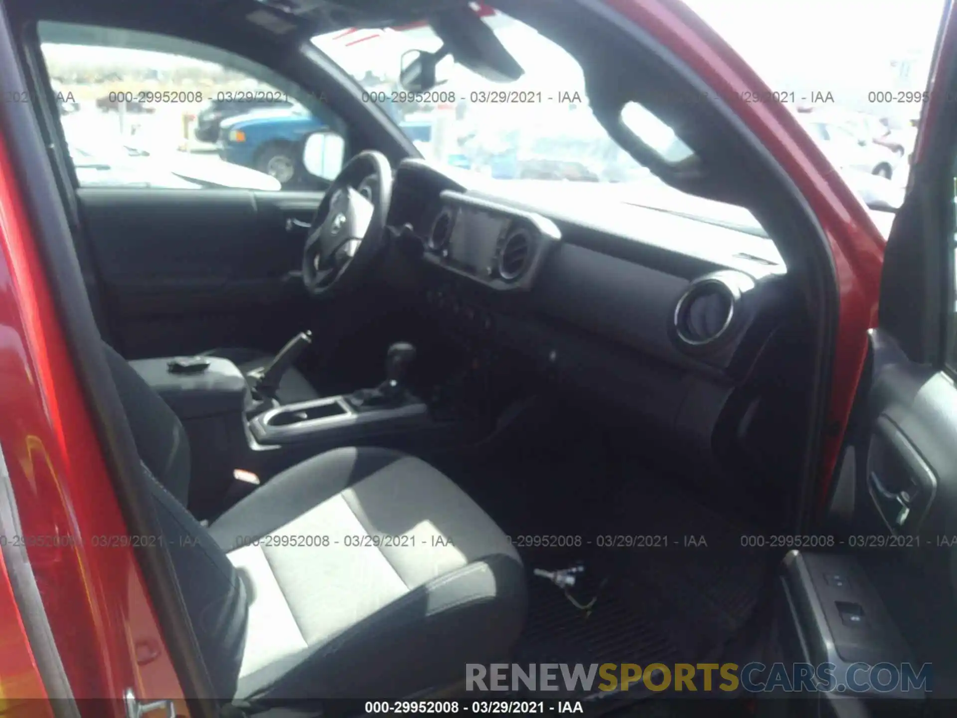 5 Photograph of a damaged car 3TMDZ5BN4MM101185 TOYOTA TACOMA 4WD 2021