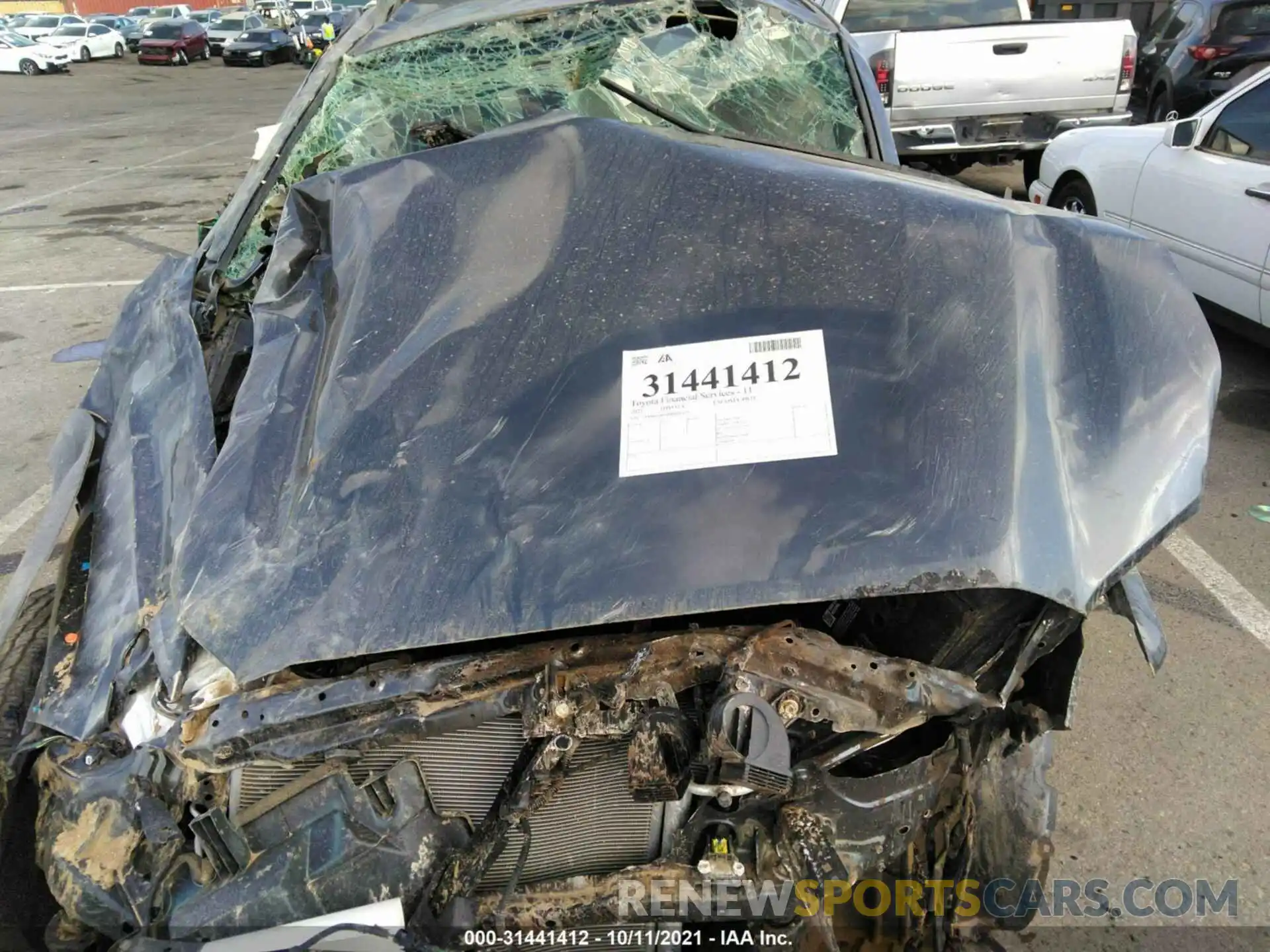 10 Photograph of a damaged car 3TMDZ5BN4MM102675 TOYOTA TACOMA 4WD 2021