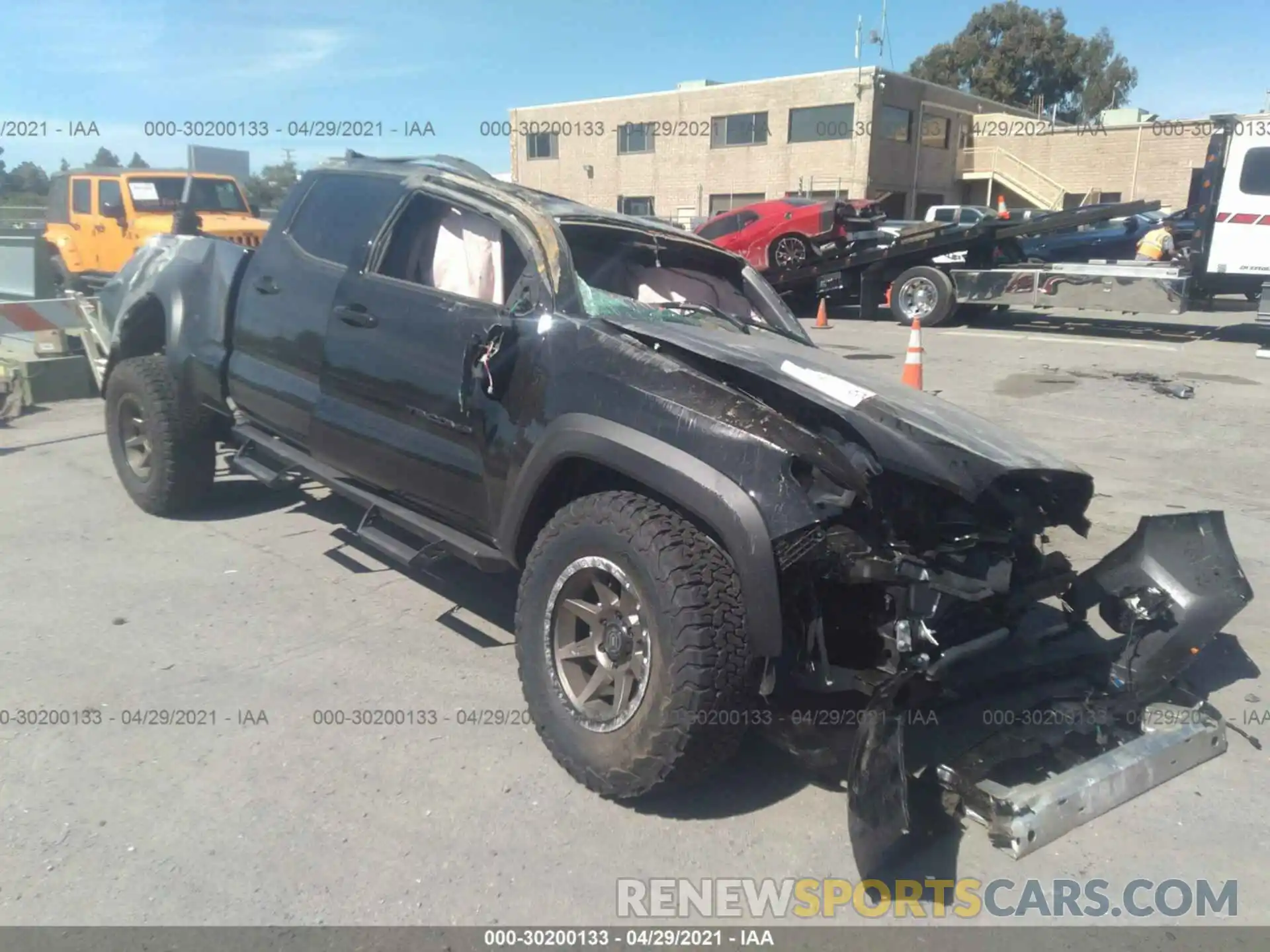 1 Photograph of a damaged car 3TMDZ5BN4MM107780 TOYOTA TACOMA 4WD 2021