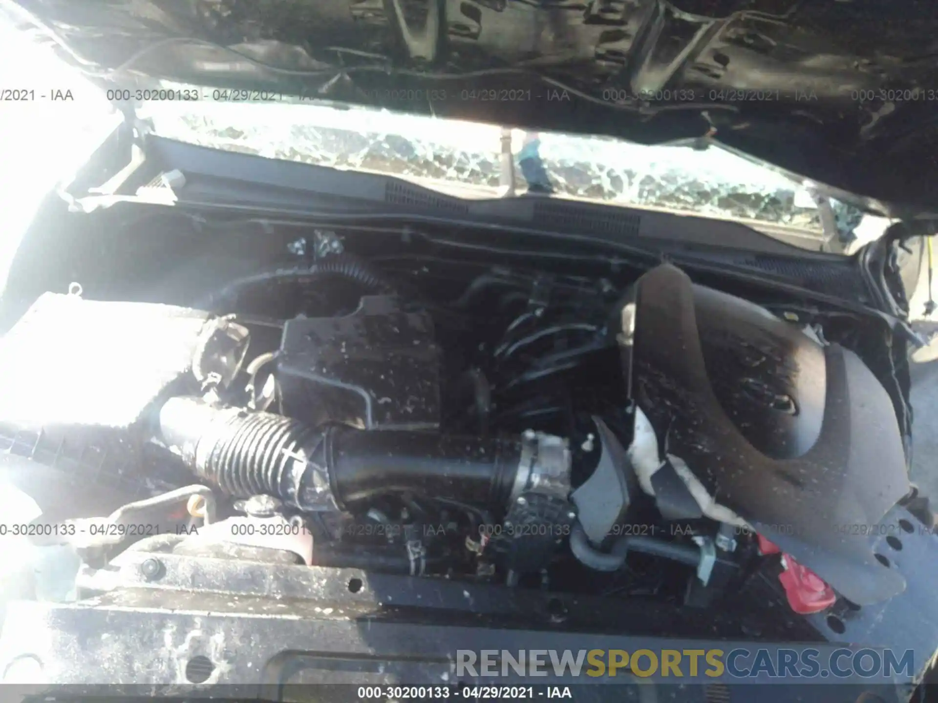 10 Photograph of a damaged car 3TMDZ5BN4MM107780 TOYOTA TACOMA 4WD 2021