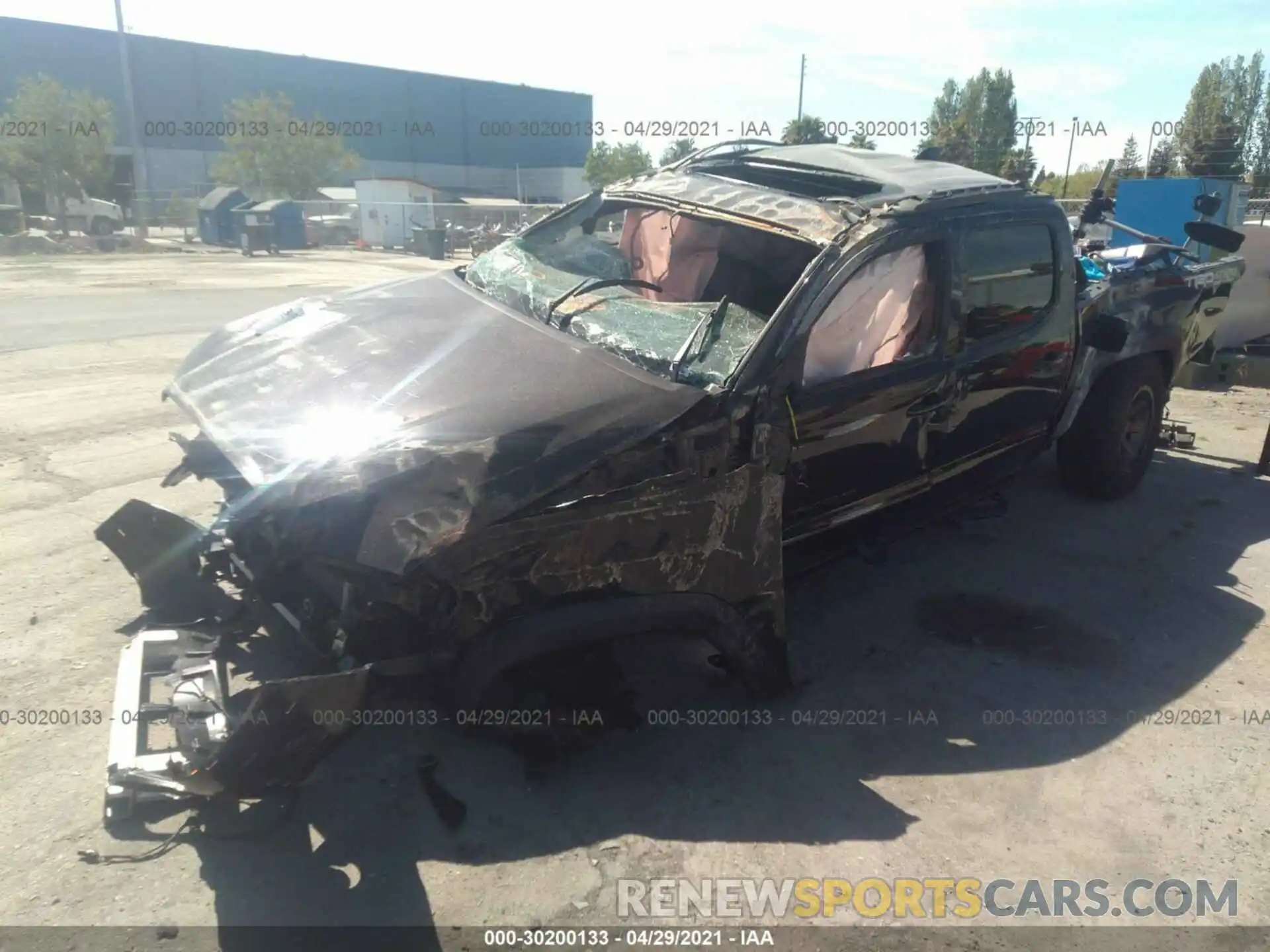 2 Photograph of a damaged car 3TMDZ5BN4MM107780 TOYOTA TACOMA 4WD 2021