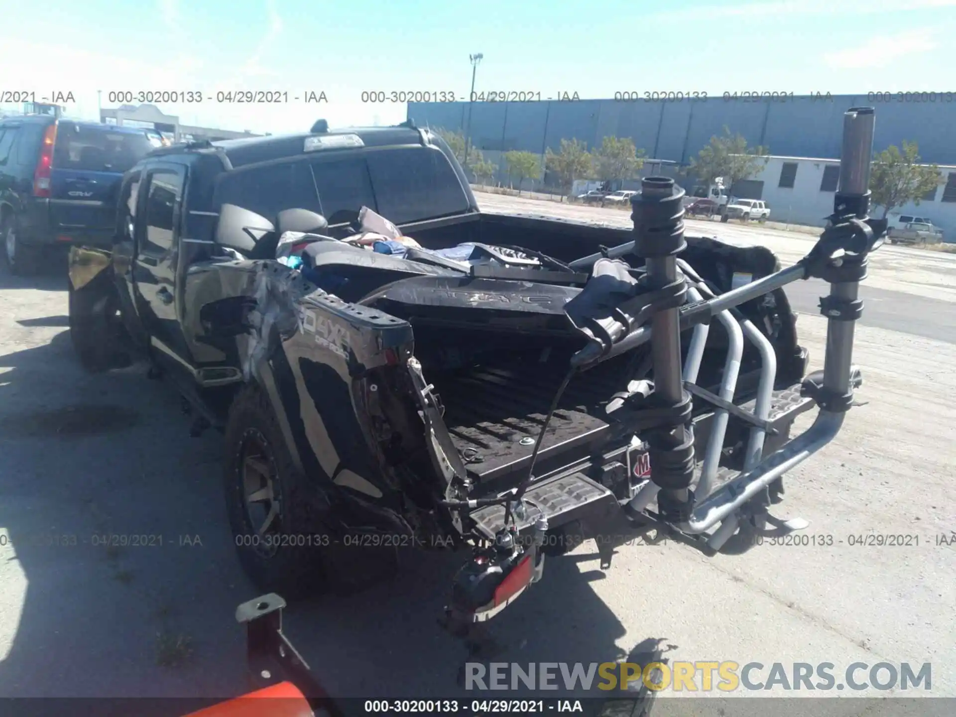 3 Photograph of a damaged car 3TMDZ5BN4MM107780 TOYOTA TACOMA 4WD 2021