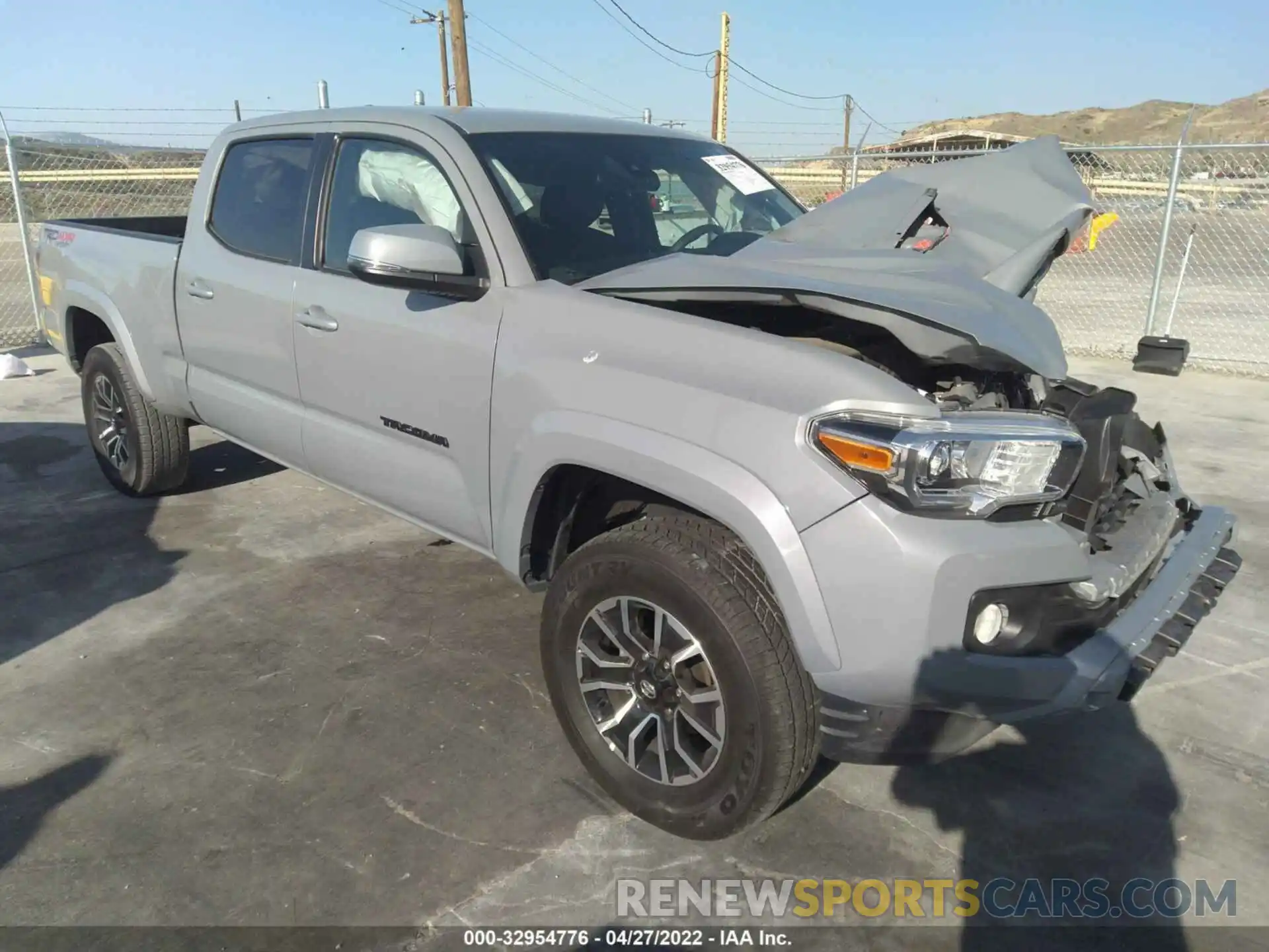 1 Photograph of a damaged car 3TMDZ5BN4MM110453 TOYOTA TACOMA 4WD 2021