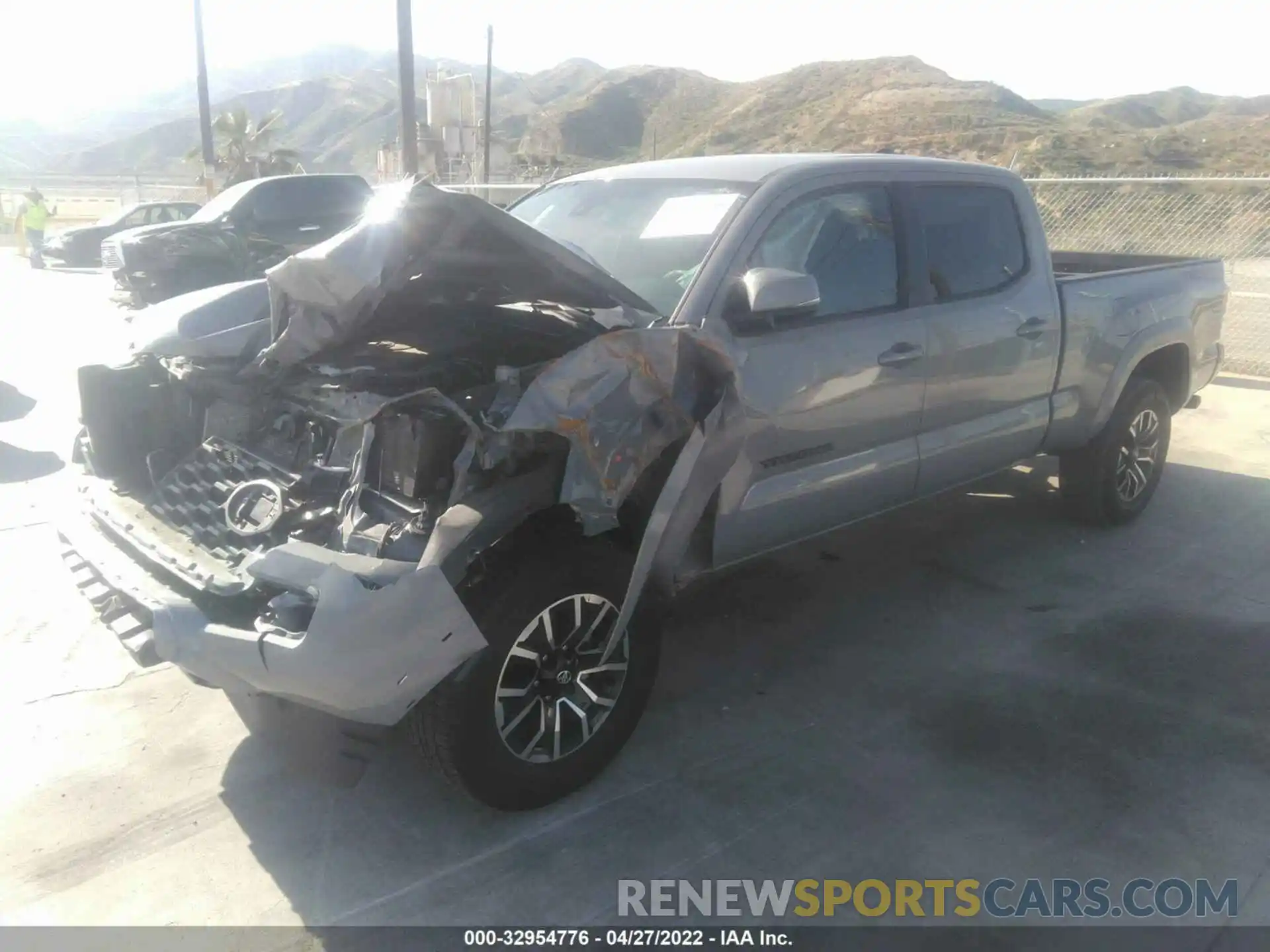 2 Photograph of a damaged car 3TMDZ5BN4MM110453 TOYOTA TACOMA 4WD 2021