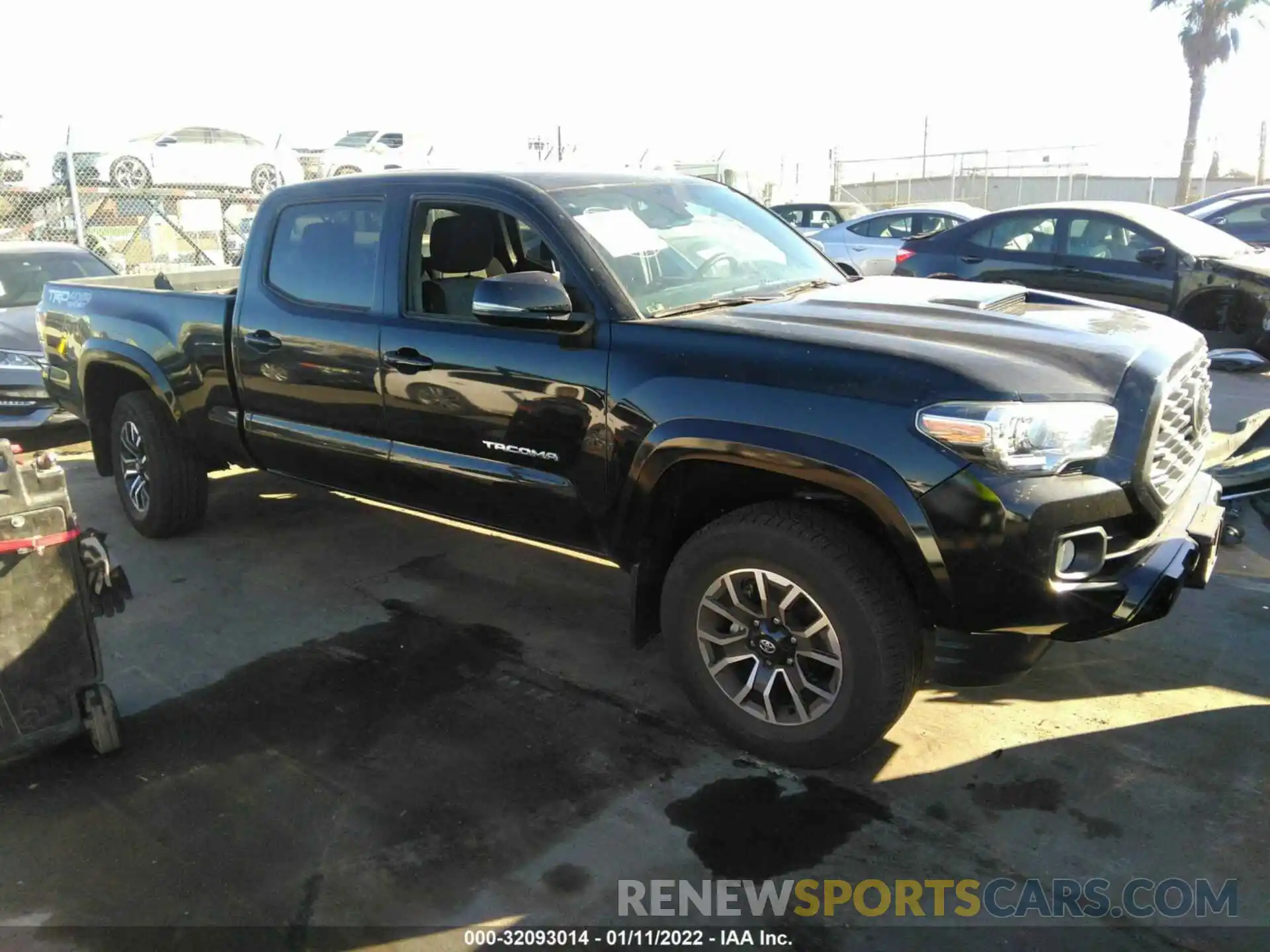 1 Photograph of a damaged car 3TMDZ5BN4MM110792 TOYOTA TACOMA 4WD 2021