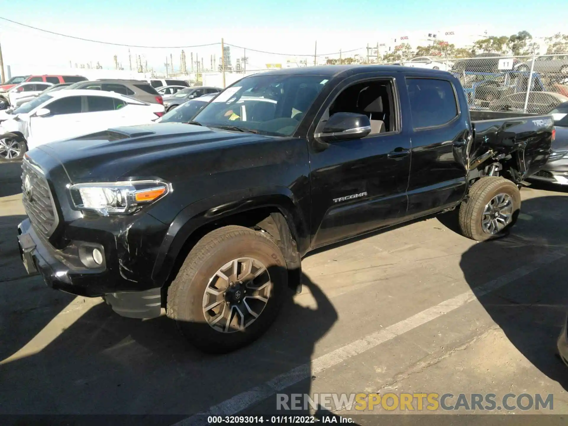 2 Photograph of a damaged car 3TMDZ5BN4MM110792 TOYOTA TACOMA 4WD 2021