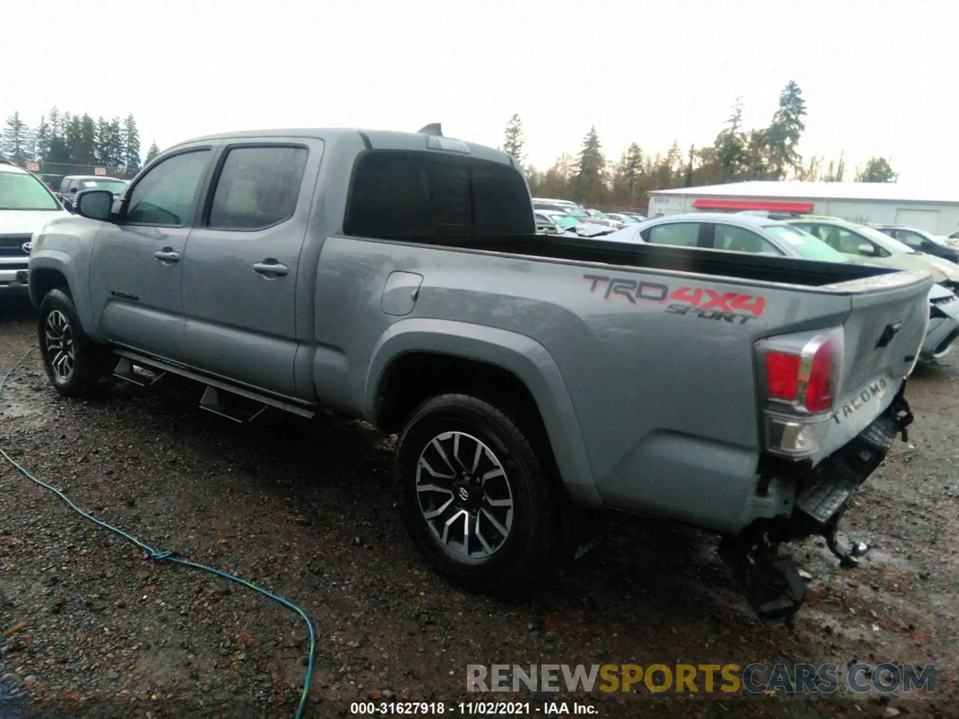 3 Photograph of a damaged car 3TMDZ5BN4MM116057 TOYOTA TACOMA 4WD 2021