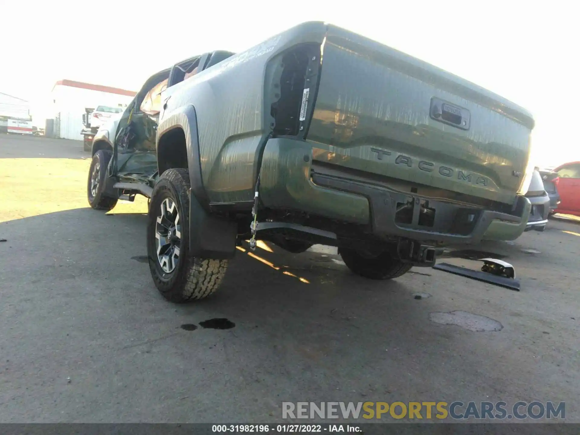 3 Photograph of a damaged car 3TMDZ5BN4MM120478 TOYOTA TACOMA 4WD 2021