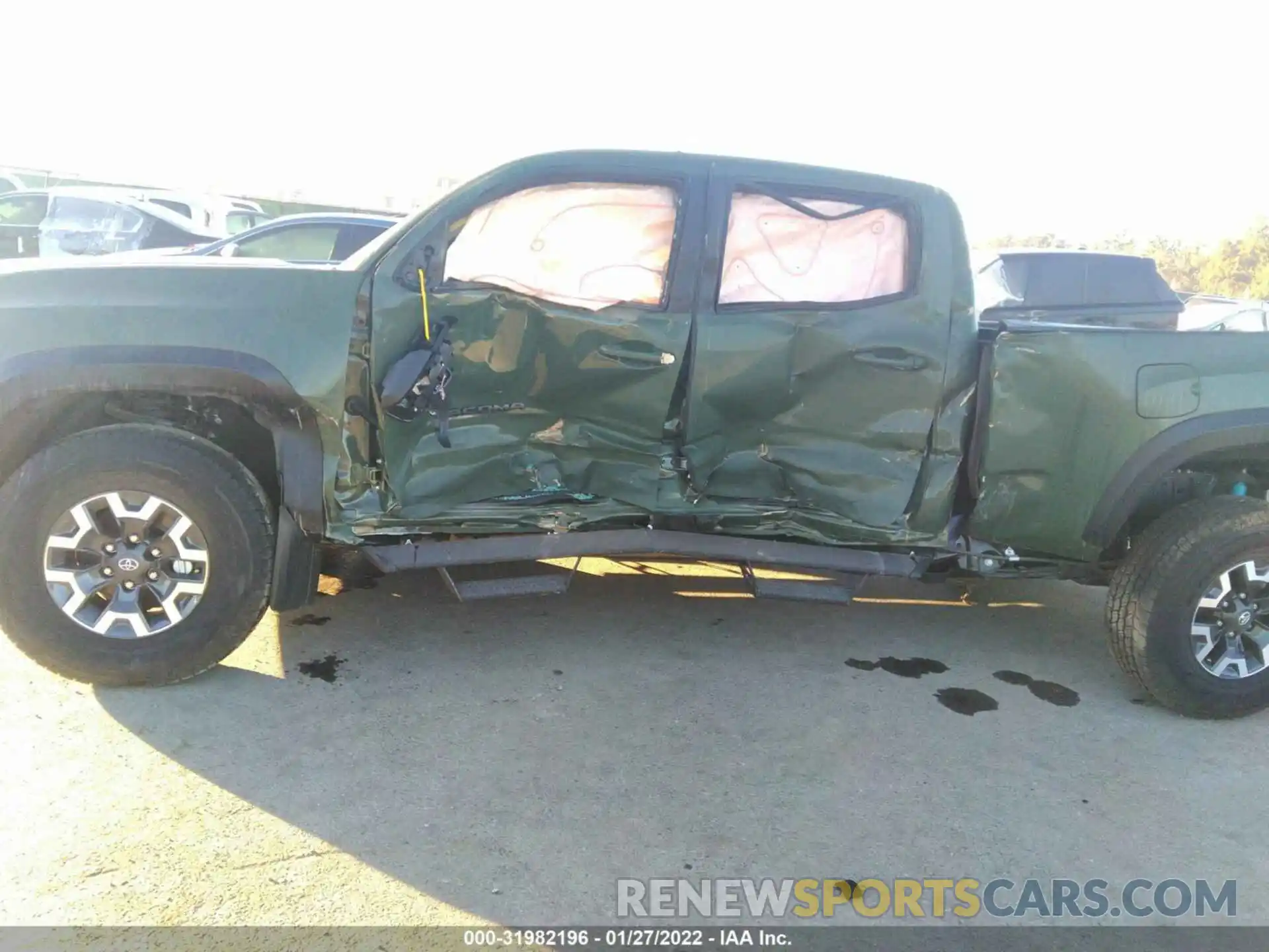 6 Photograph of a damaged car 3TMDZ5BN4MM120478 TOYOTA TACOMA 4WD 2021