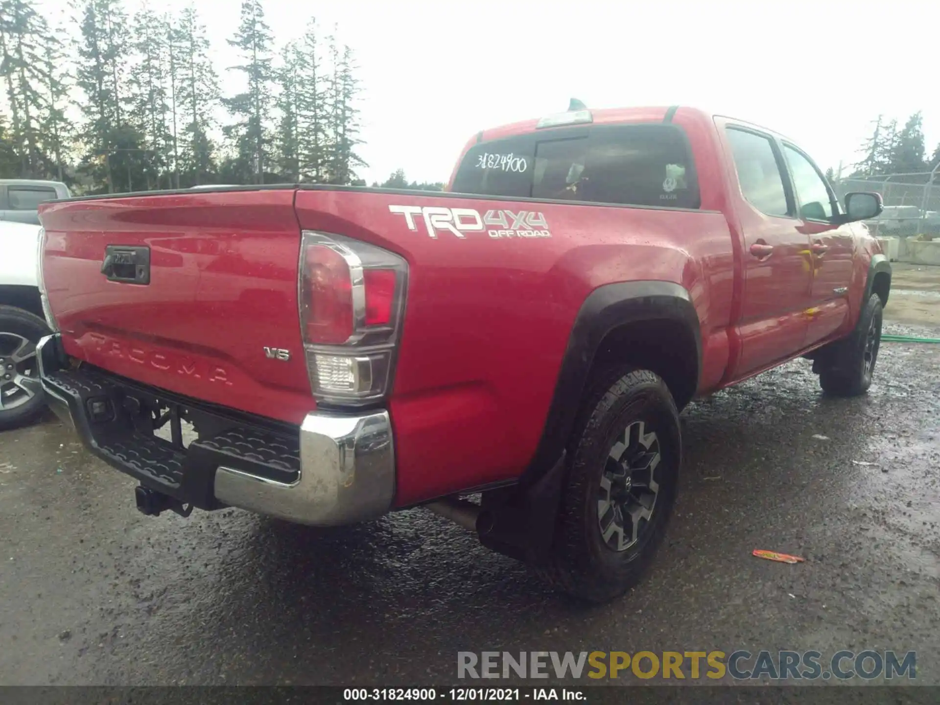 4 Photograph of a damaged car 3TMDZ5BN5MM100188 TOYOTA TACOMA 4WD 2021