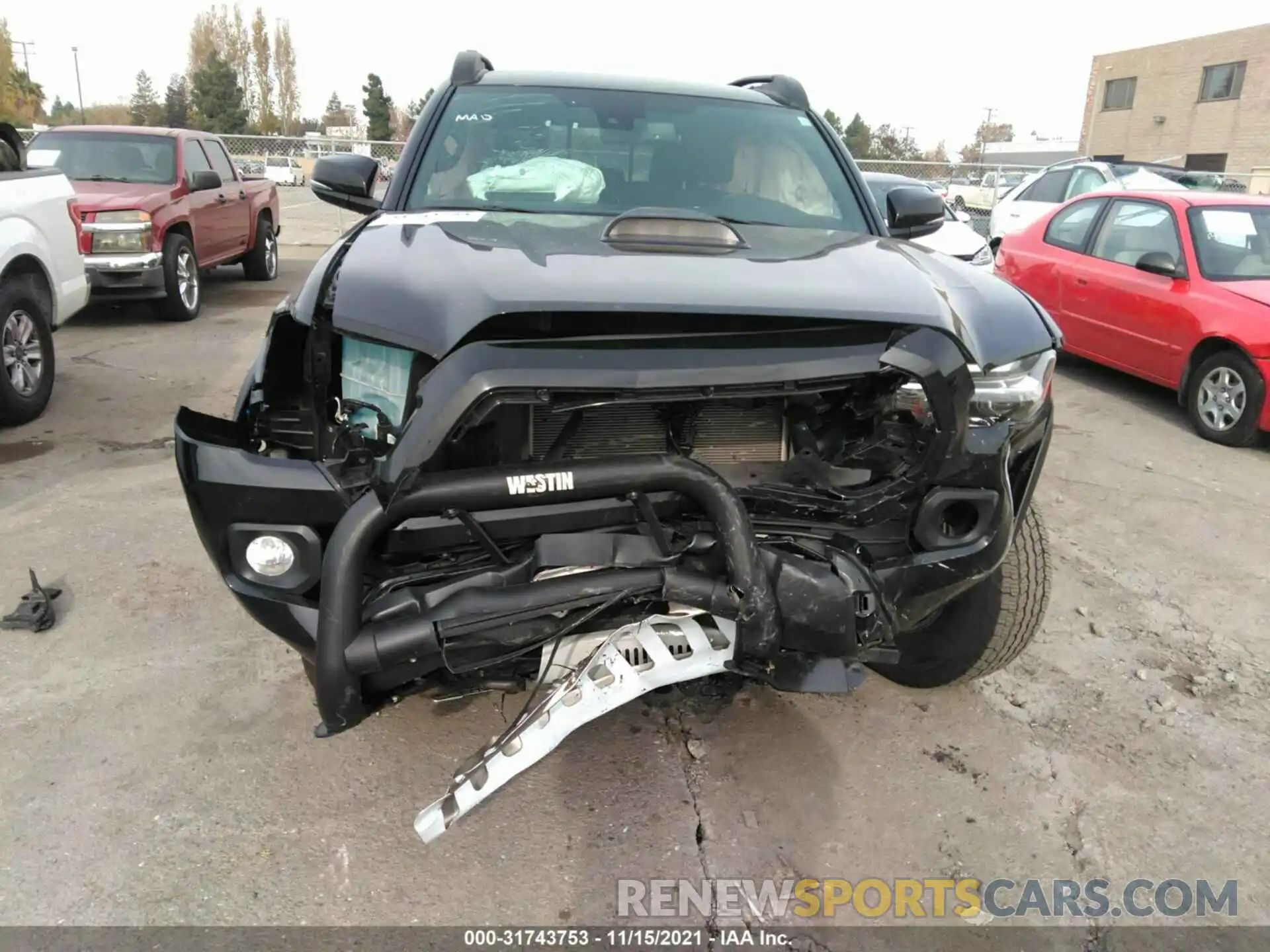 6 Photograph of a damaged car 3TMDZ5BN5MM100255 TOYOTA TACOMA 4WD 2021