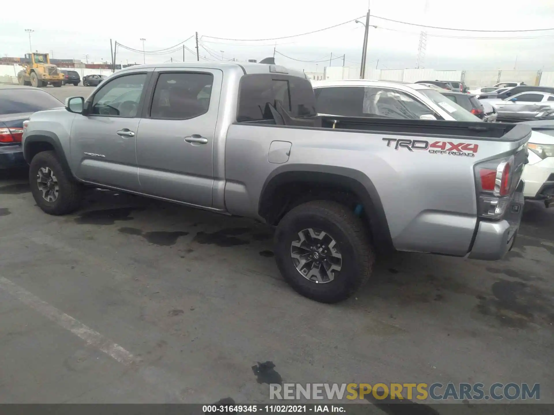 3 Photograph of a damaged car 3TMDZ5BN5MM105911 TOYOTA TACOMA 4WD 2021