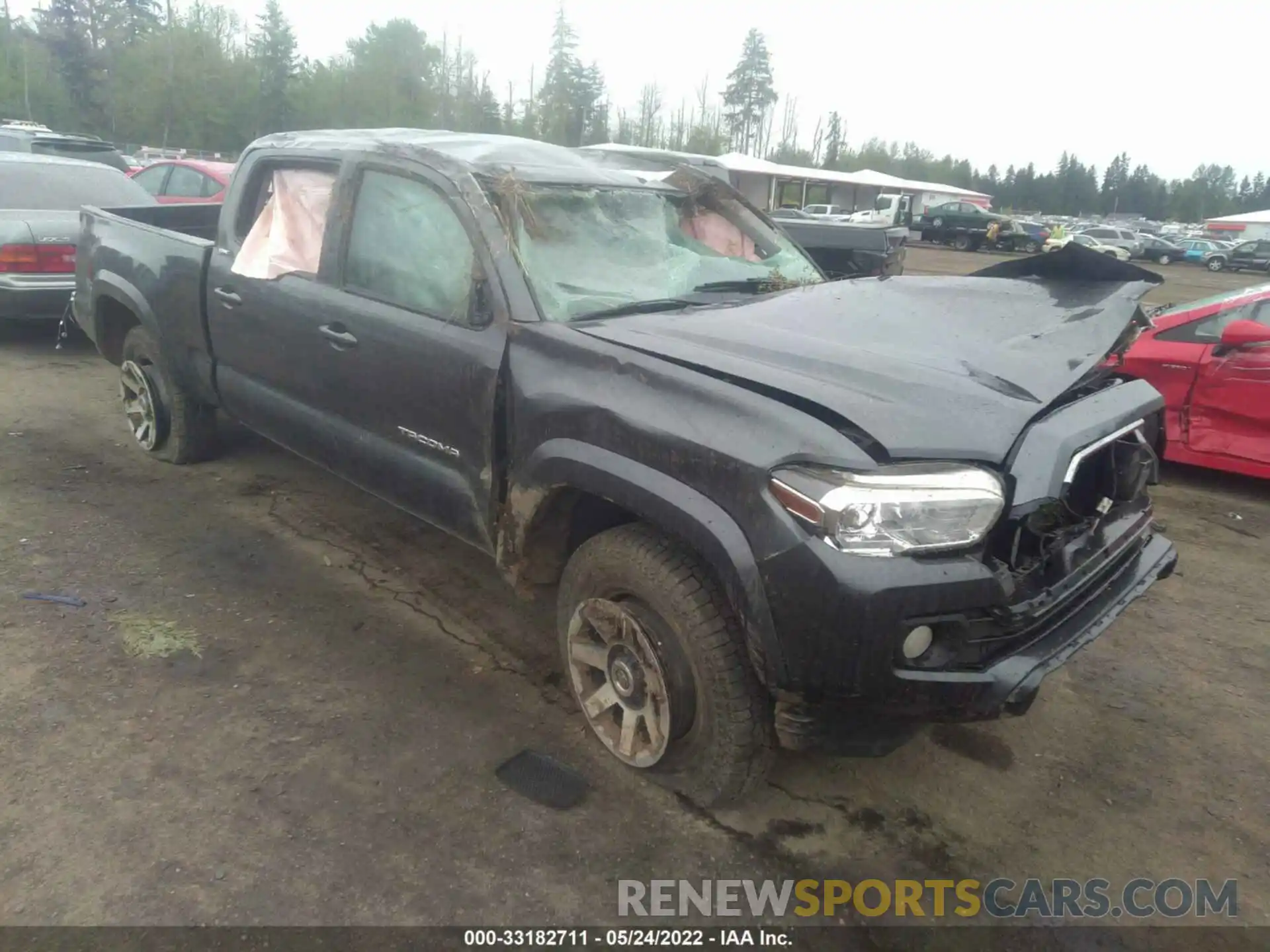 1 Photograph of a damaged car 3TMDZ5BN5MM107111 TOYOTA TACOMA 4WD 2021