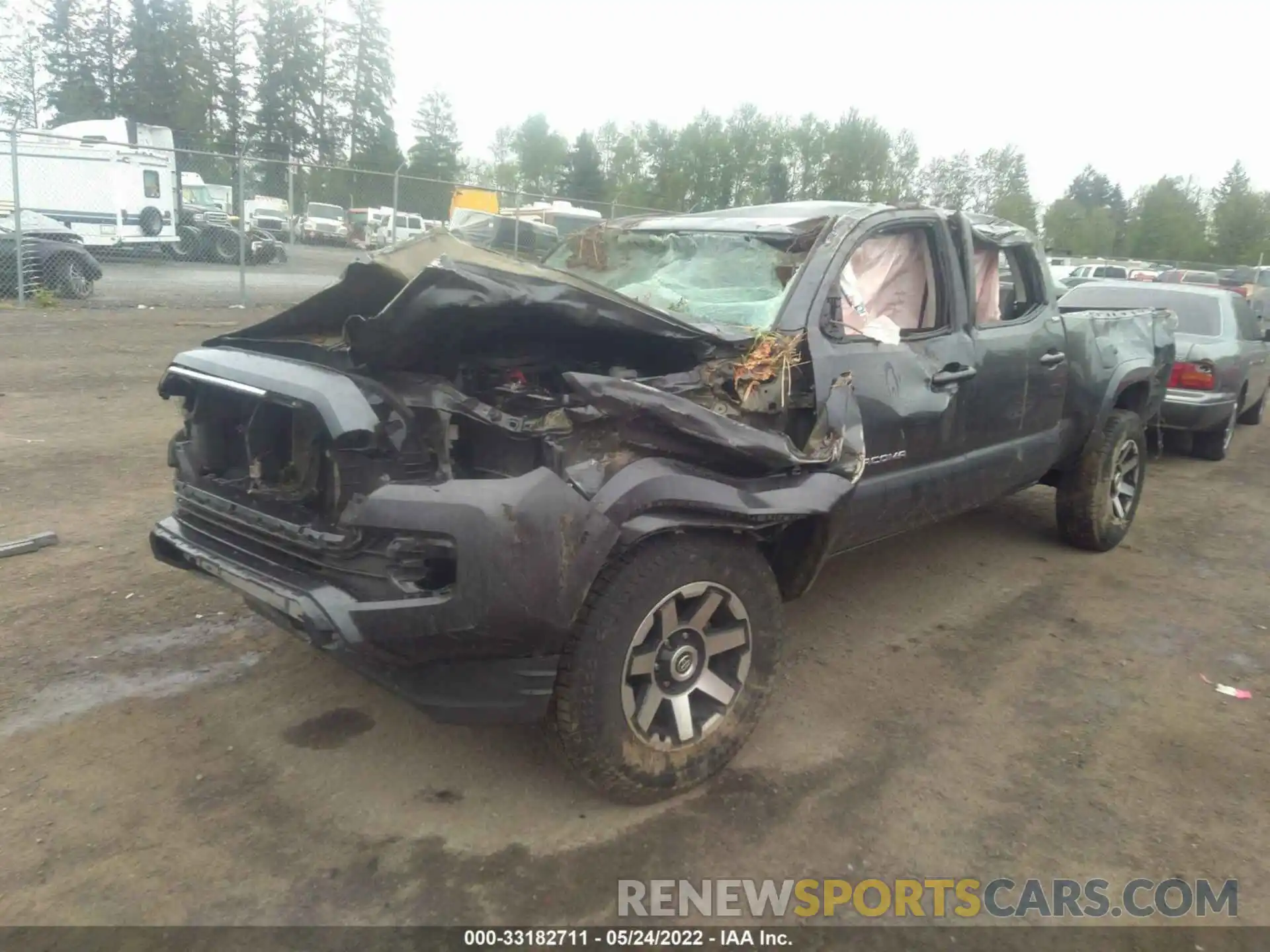 2 Photograph of a damaged car 3TMDZ5BN5MM107111 TOYOTA TACOMA 4WD 2021