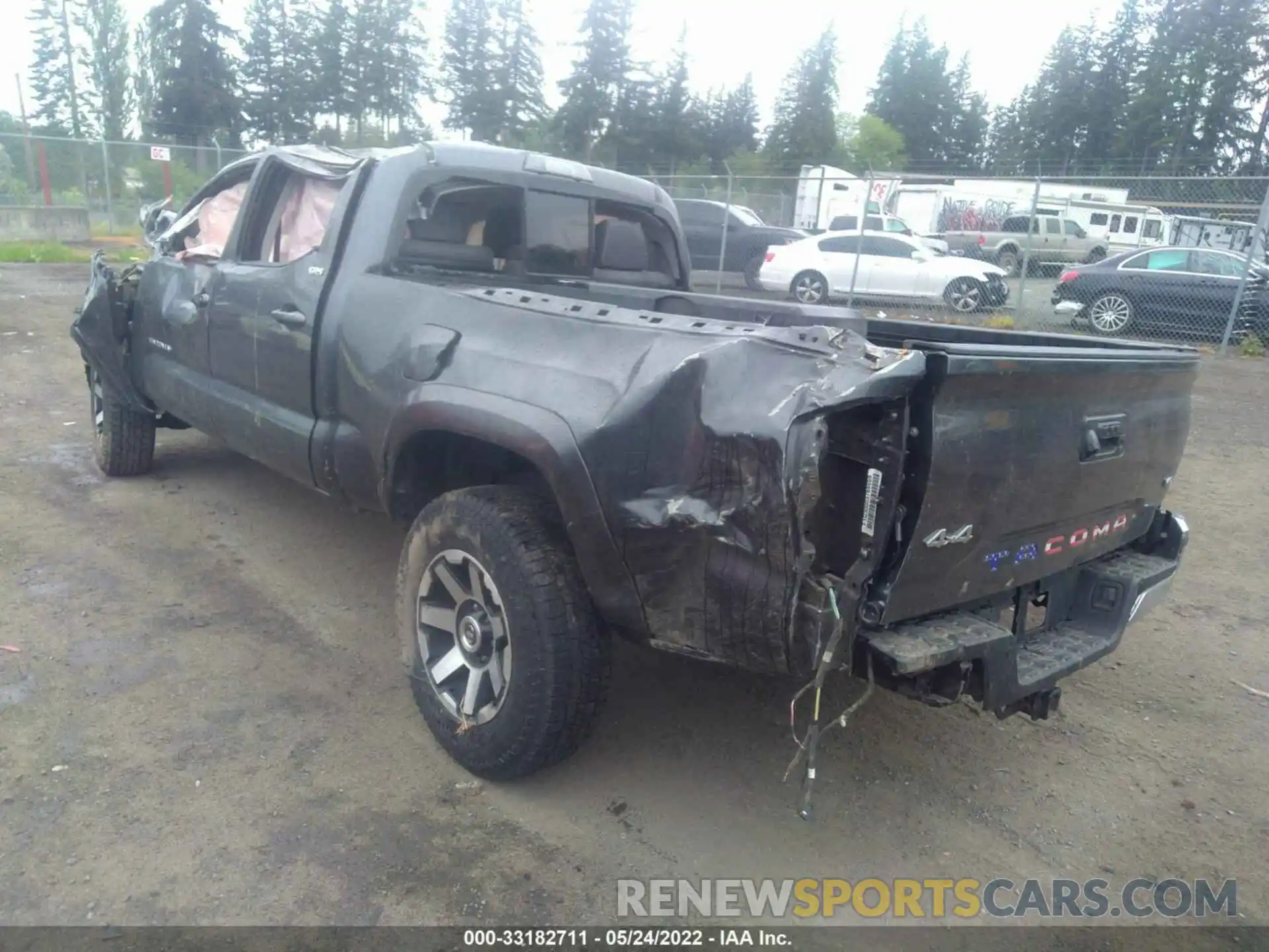 3 Photograph of a damaged car 3TMDZ5BN5MM107111 TOYOTA TACOMA 4WD 2021