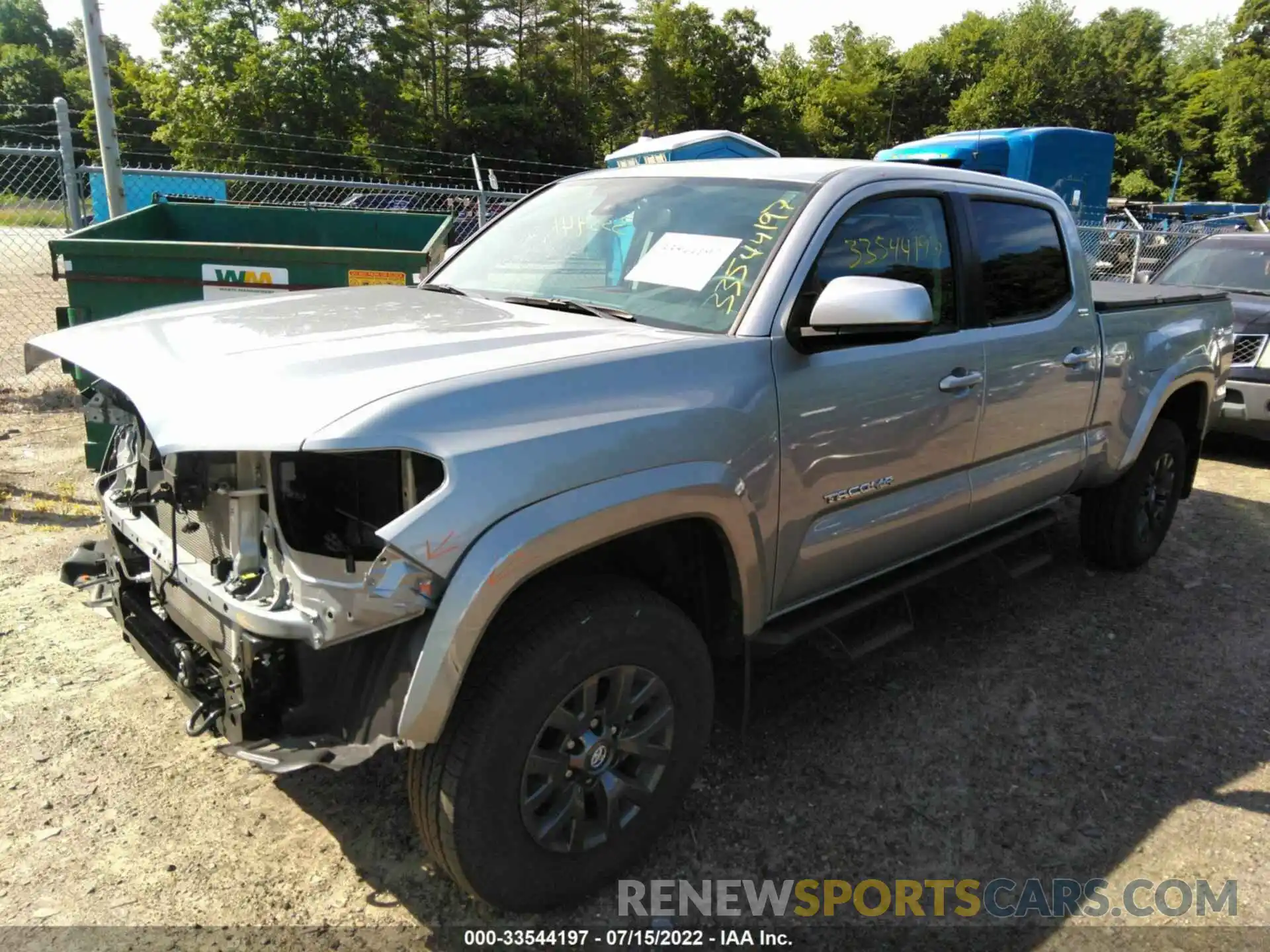 2 Фотография поврежденного автомобиля 3TMDZ5BN5MM114219 TOYOTA TACOMA 4WD 2021