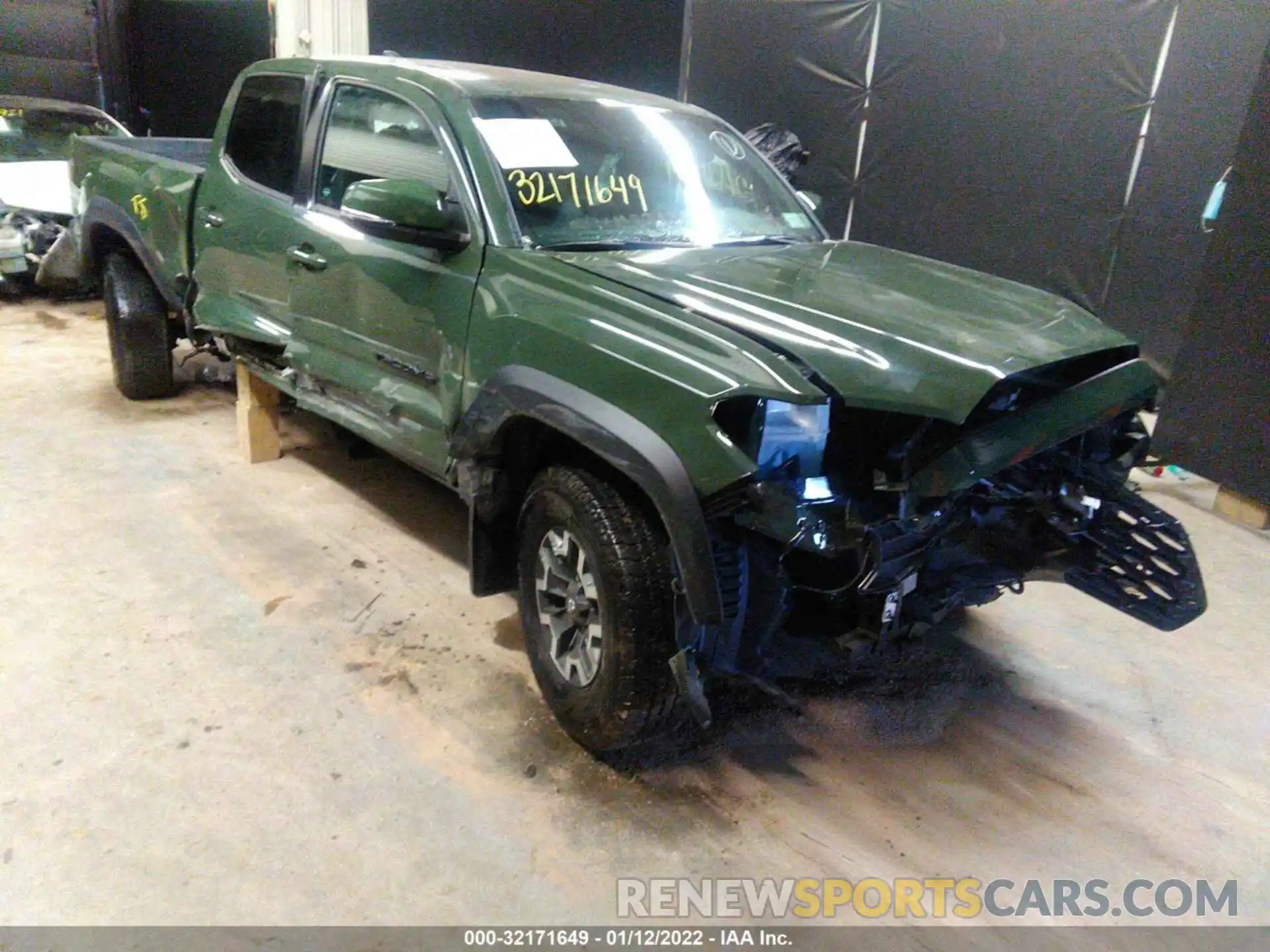 1 Фотография поврежденного автомобиля 3TMDZ5BN5MM117881 TOYOTA TACOMA 4WD 2021