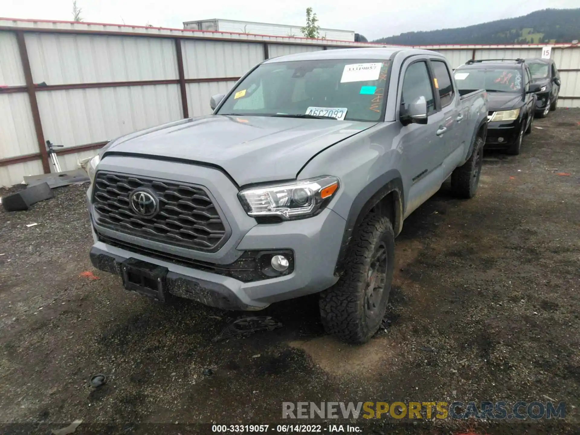 2 Photograph of a damaged car 3TMDZ5BN6MM098905 TOYOTA TACOMA 4WD 2021