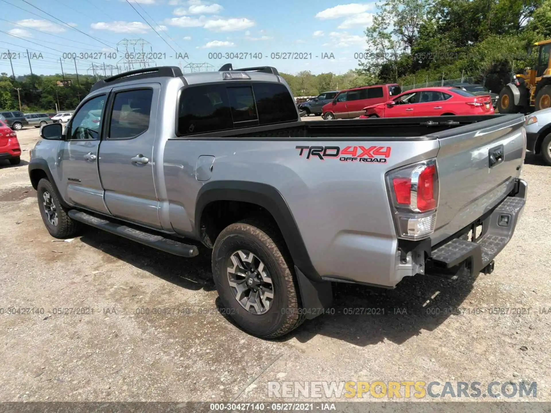 3 Photograph of a damaged car 3TMDZ5BN6MM100295 TOYOTA TACOMA 4WD 2021