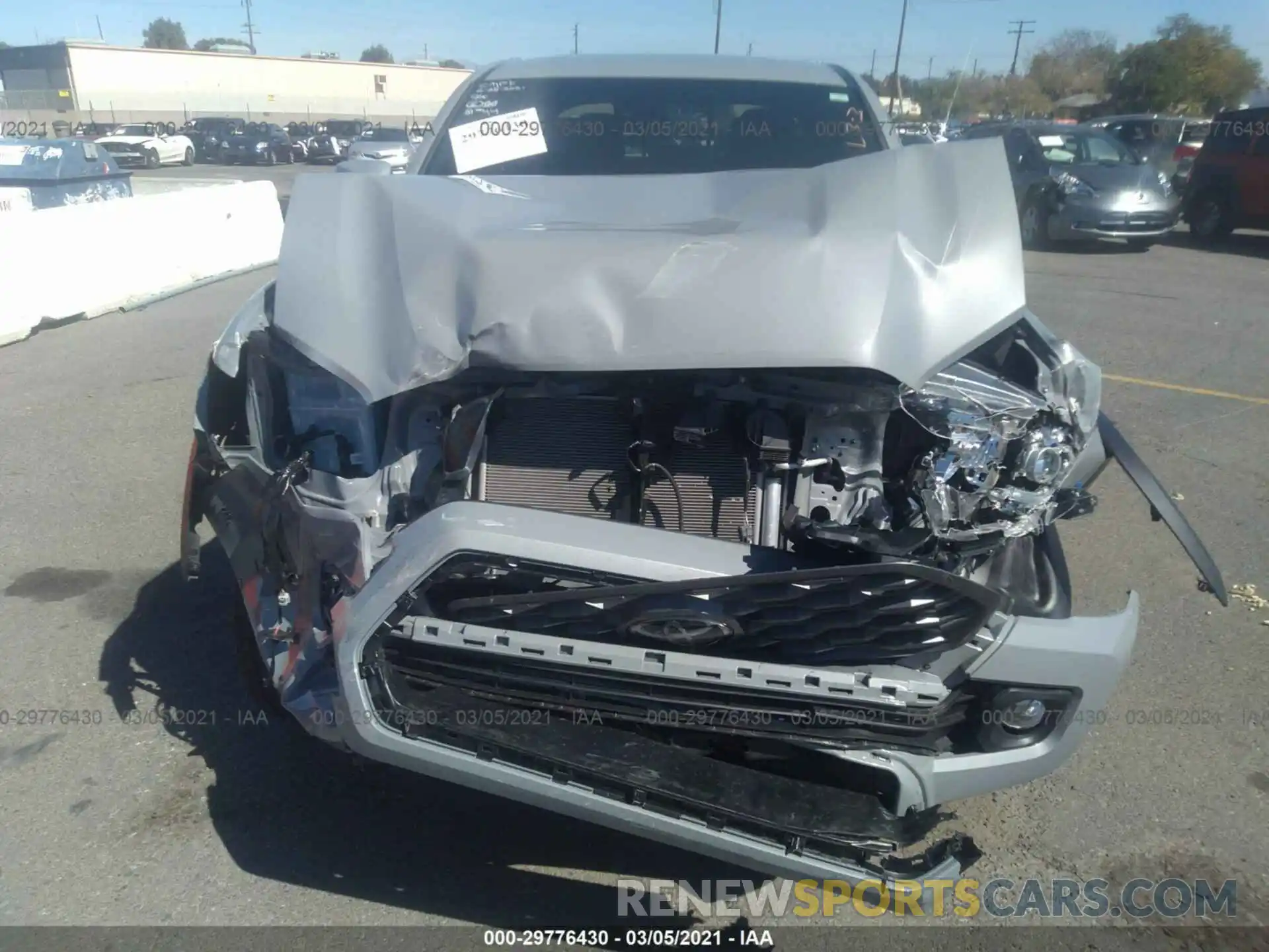 6 Фотография поврежденного автомобиля 3TMDZ5BN6MM102340 TOYOTA TACOMA 4WD 2021