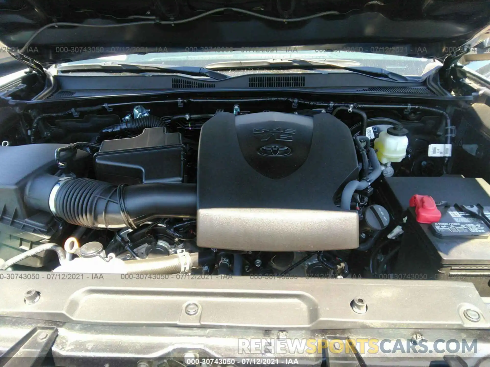 10 Photograph of a damaged car 3TMDZ5BN6MM103181 TOYOTA TACOMA 4WD 2021