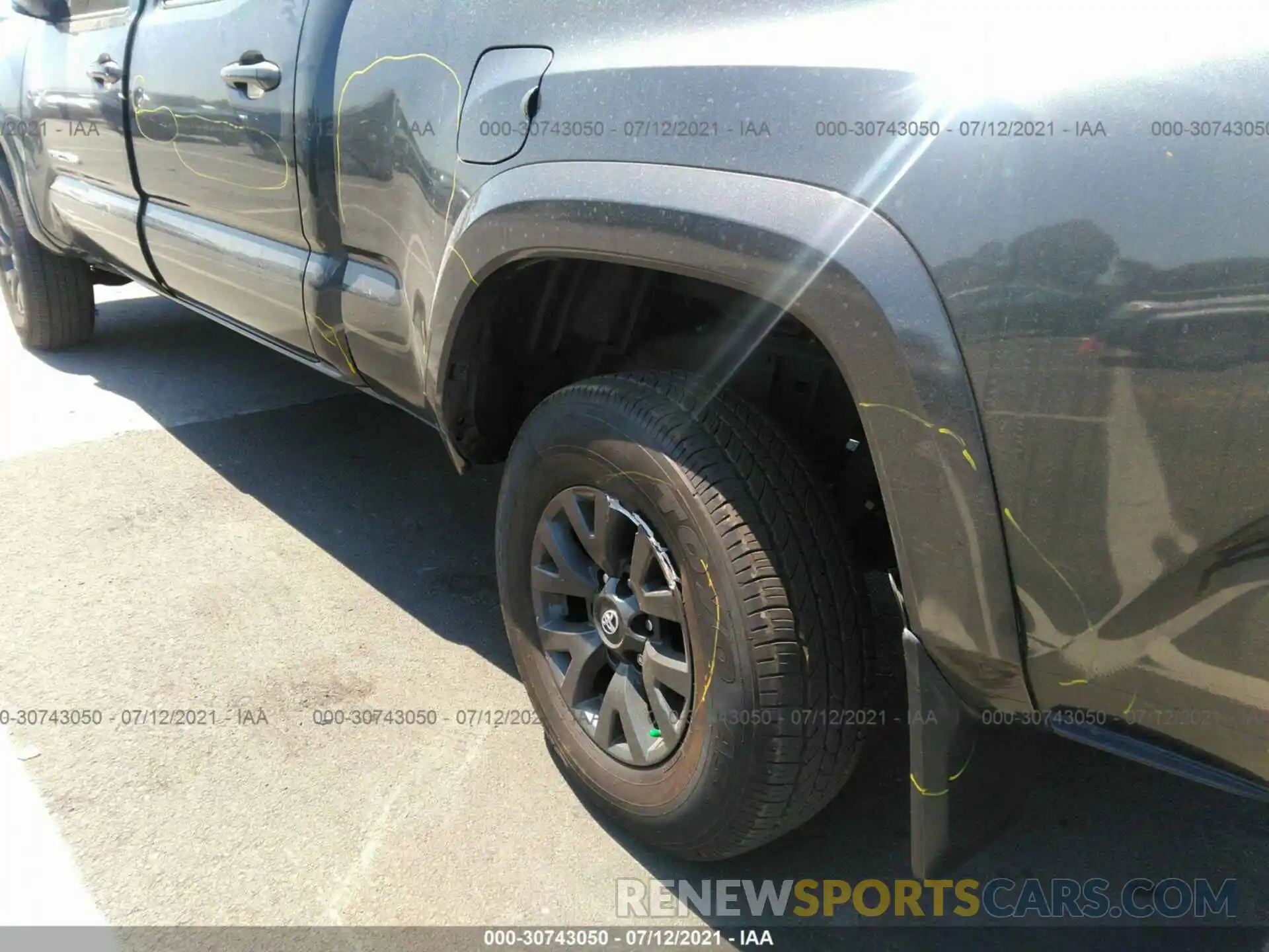 6 Фотография поврежденного автомобиля 3TMDZ5BN6MM103181 TOYOTA TACOMA 4WD 2021