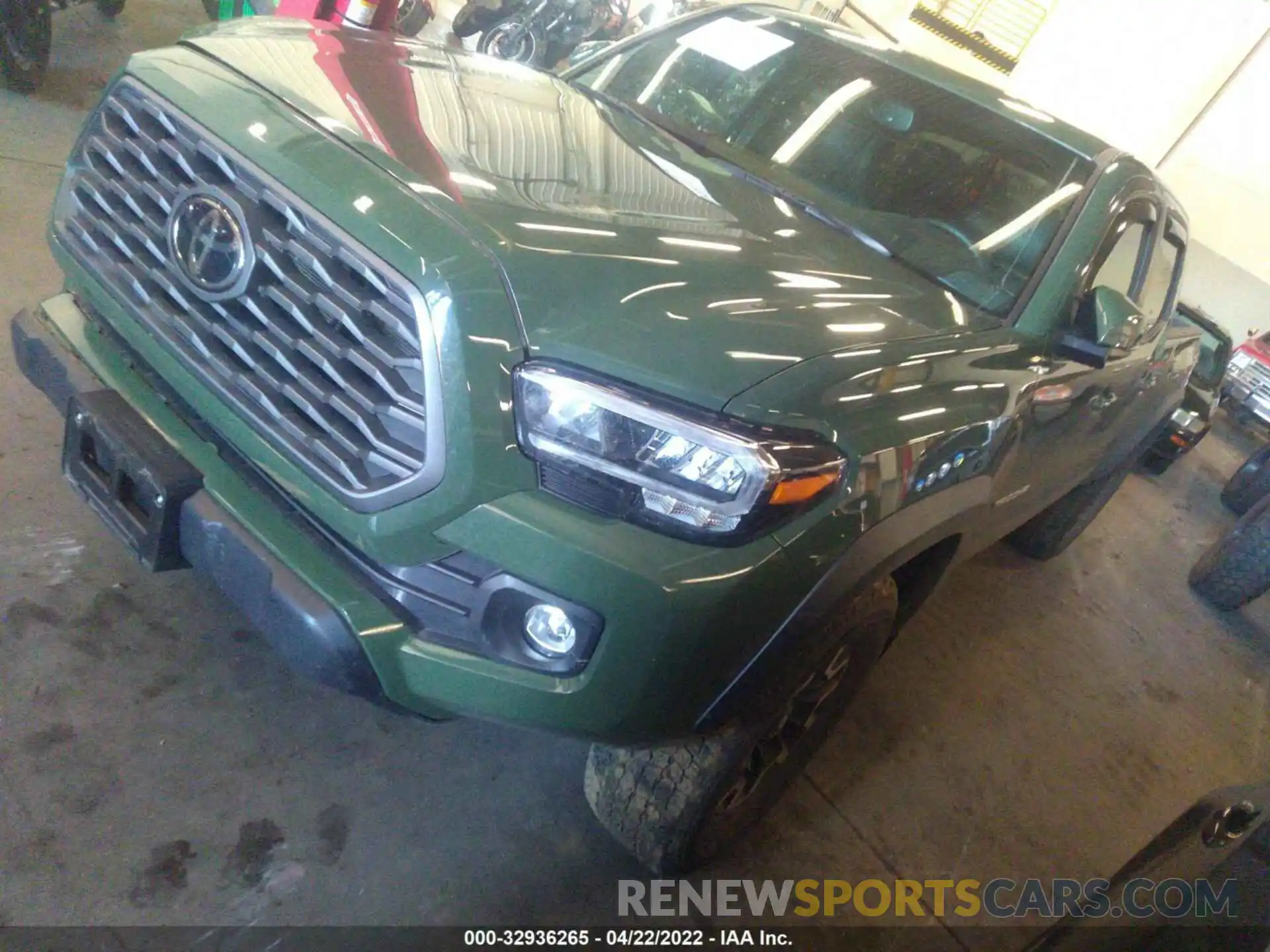 2 Photograph of a damaged car 3TMDZ5BN6MM114634 TOYOTA TACOMA 4WD 2021