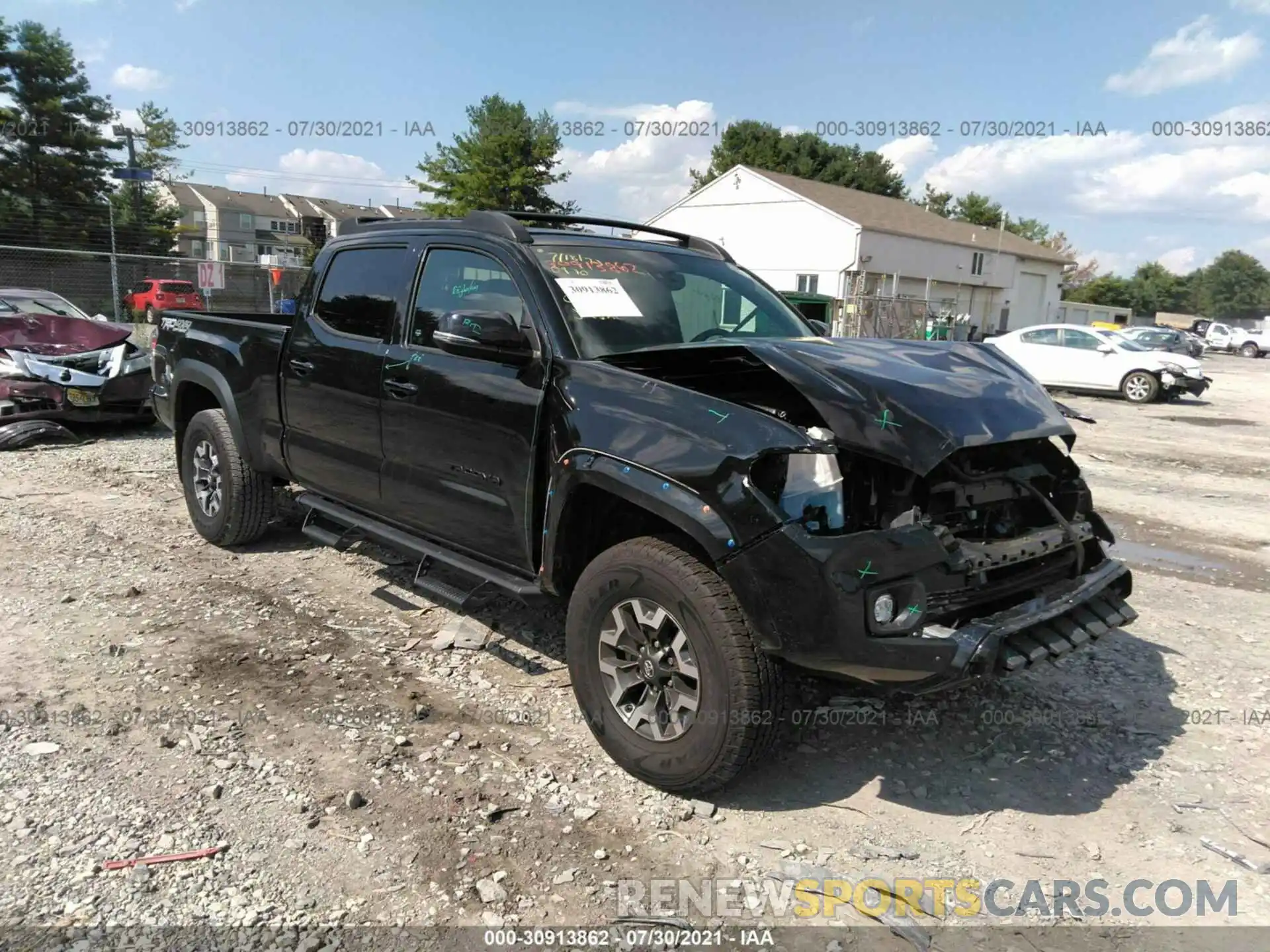 1 Photograph of a damaged car 3TMDZ5BN7MM100970 TOYOTA TACOMA 4WD 2021