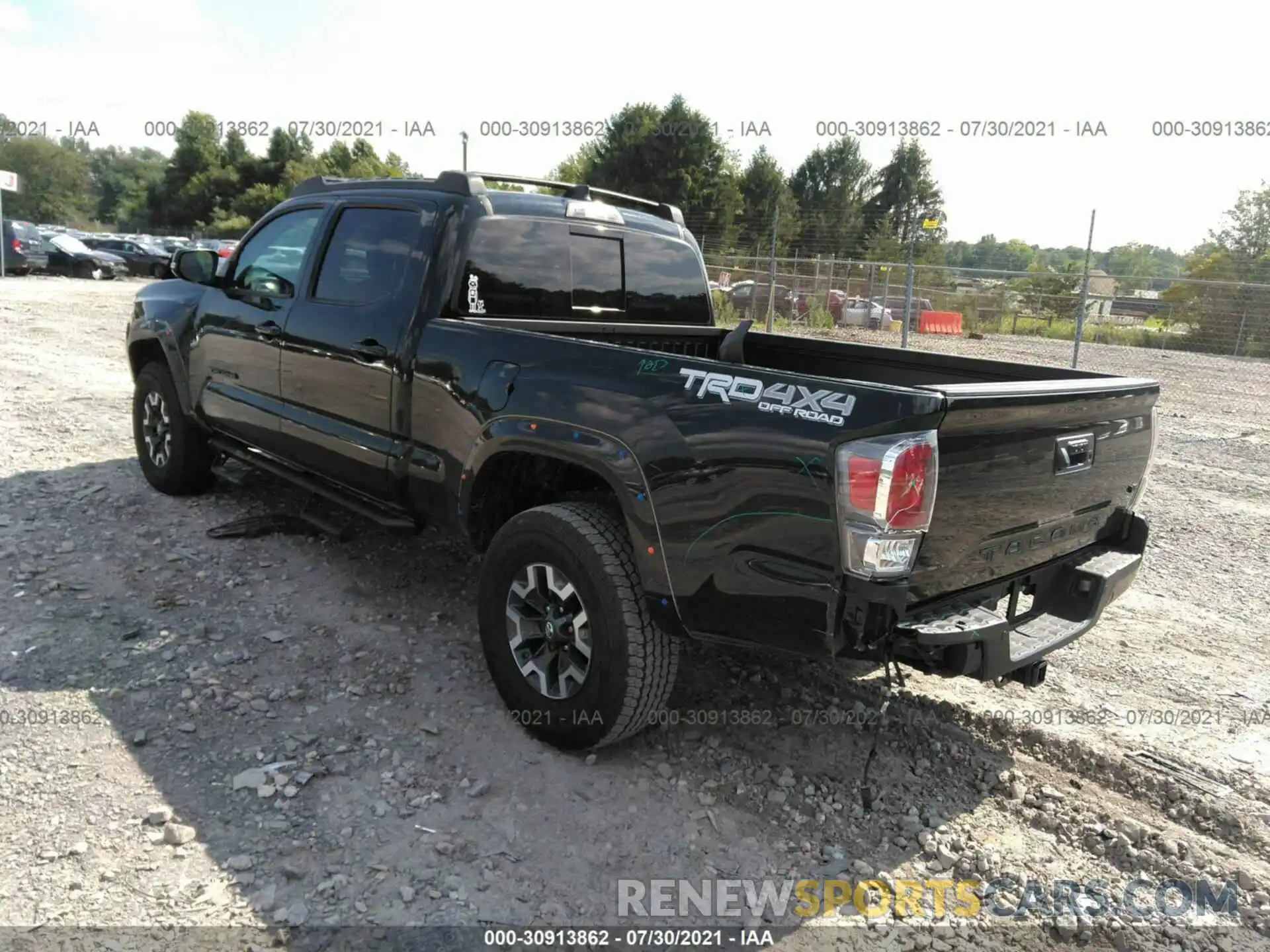 3 Photograph of a damaged car 3TMDZ5BN7MM100970 TOYOTA TACOMA 4WD 2021