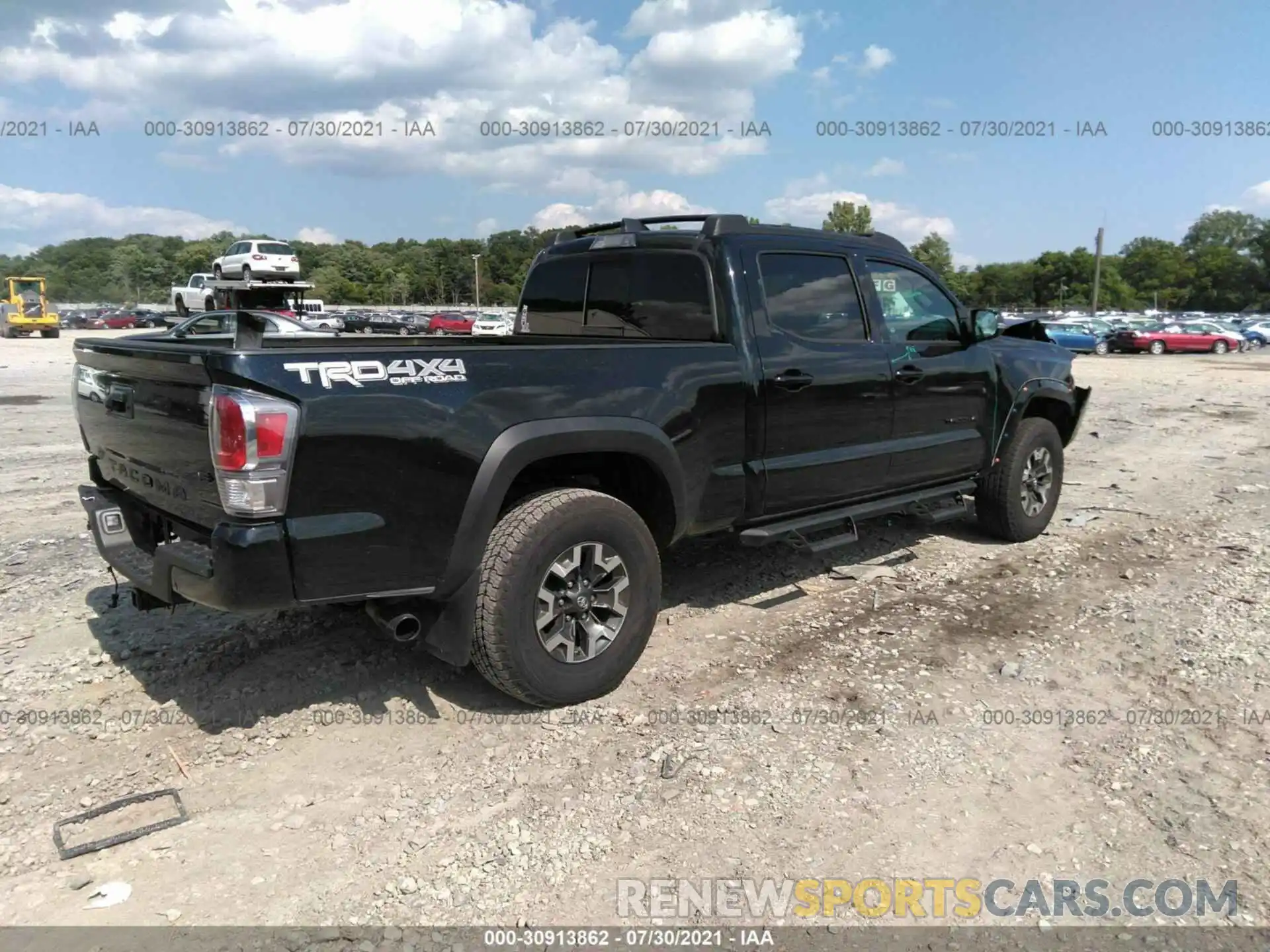 4 Фотография поврежденного автомобиля 3TMDZ5BN7MM100970 TOYOTA TACOMA 4WD 2021