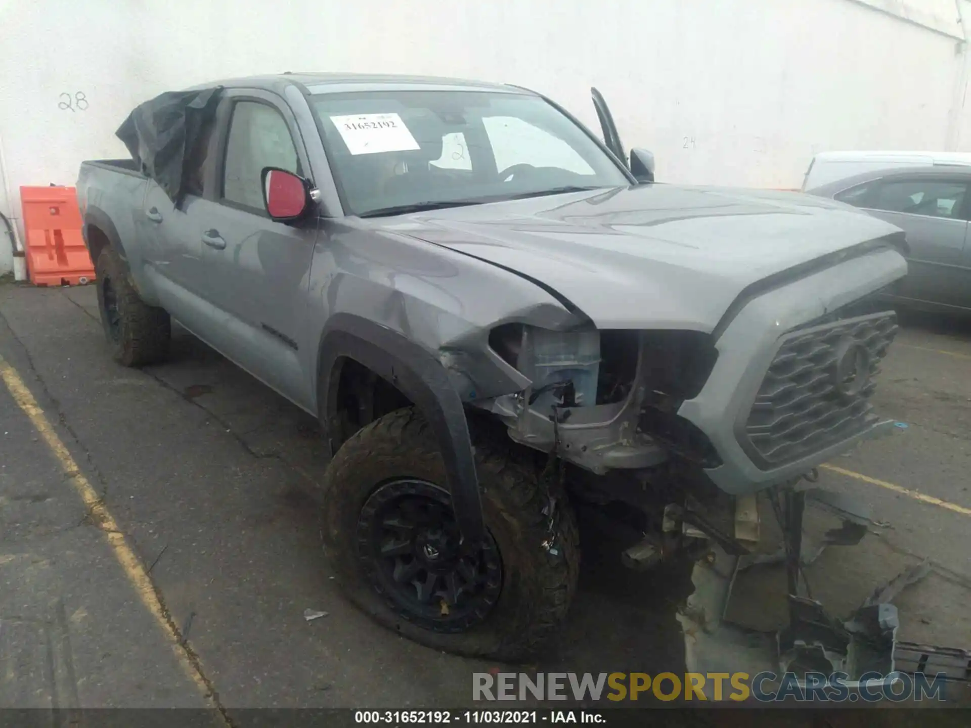 1 Photograph of a damaged car 3TMDZ5BN7MM101181 TOYOTA TACOMA 4WD 2021