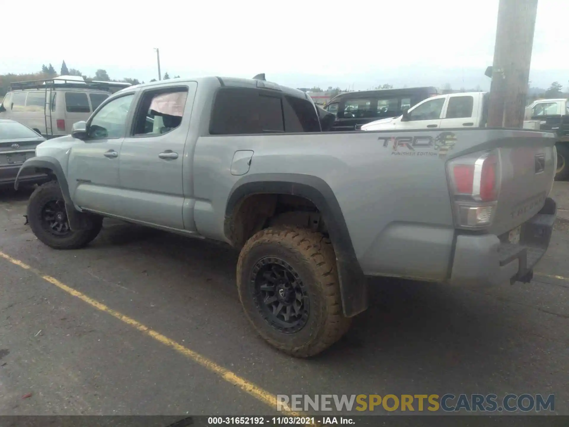 3 Photograph of a damaged car 3TMDZ5BN7MM101181 TOYOTA TACOMA 4WD 2021