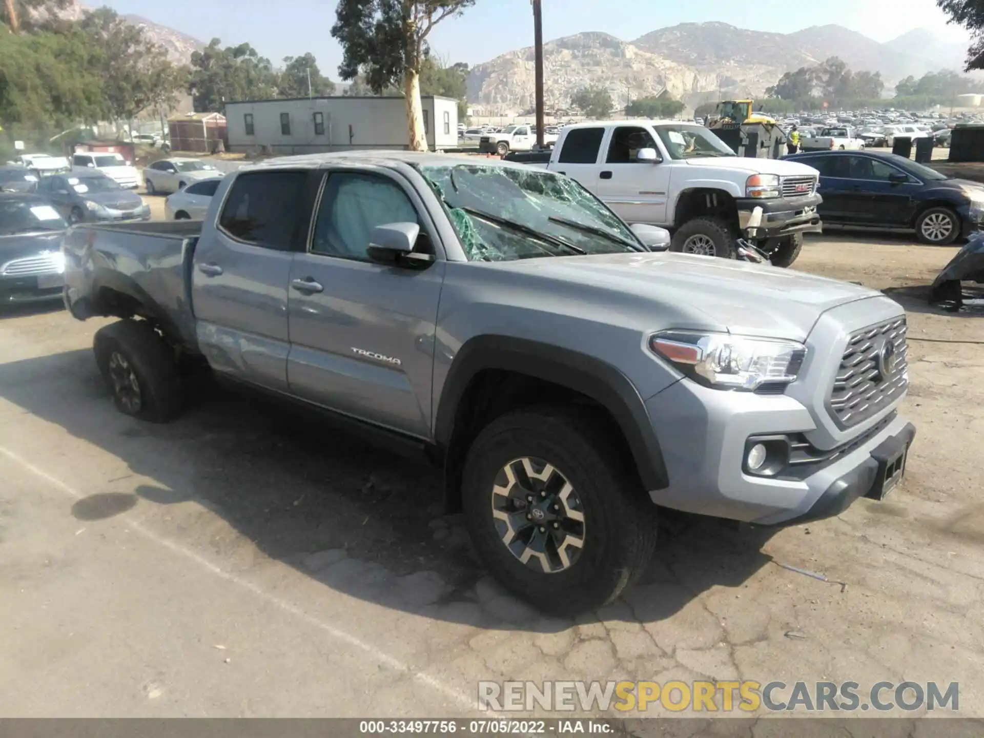 1 Photograph of a damaged car 3TMDZ5BN7MM103156 TOYOTA TACOMA 4WD 2021