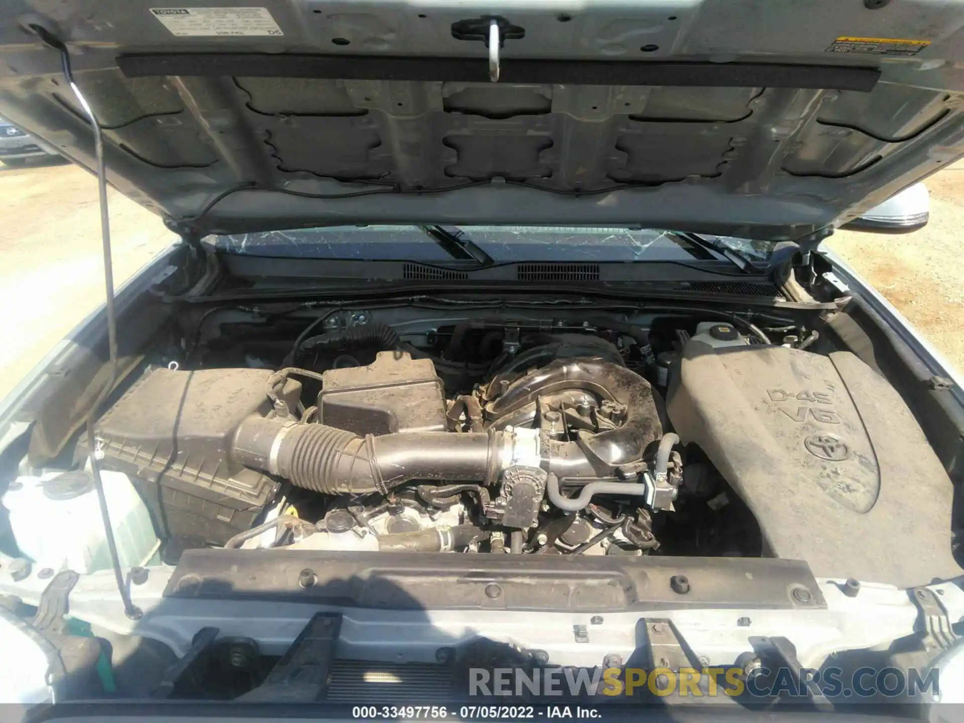 10 Photograph of a damaged car 3TMDZ5BN7MM103156 TOYOTA TACOMA 4WD 2021