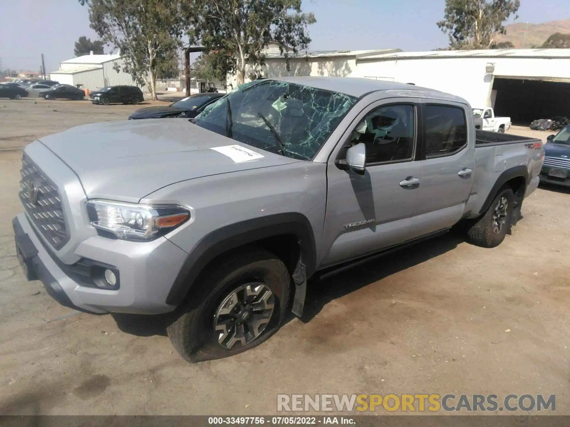 2 Photograph of a damaged car 3TMDZ5BN7MM103156 TOYOTA TACOMA 4WD 2021