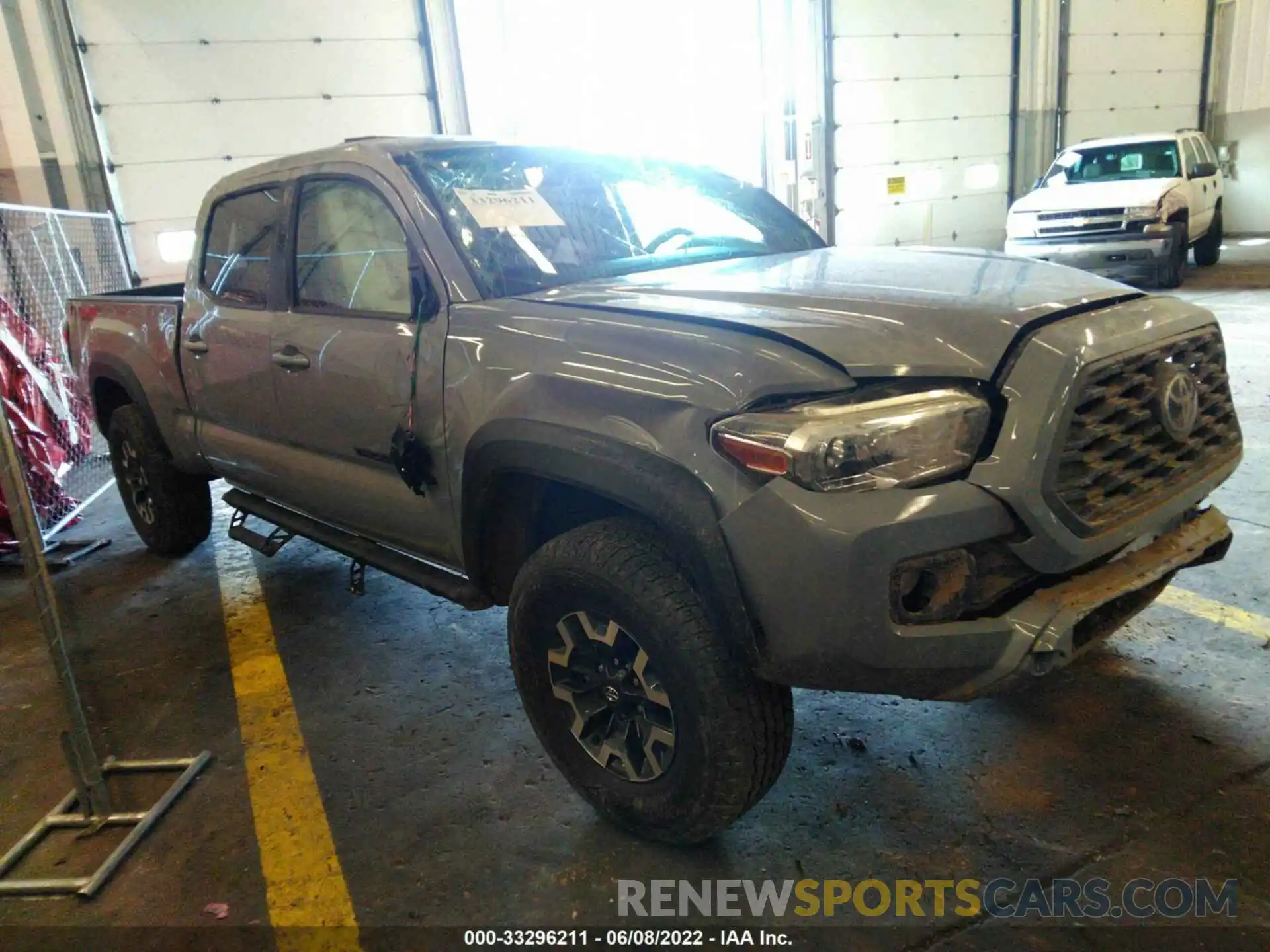 1 Photograph of a damaged car 3TMDZ5BN7MM111726 TOYOTA TACOMA 4WD 2021