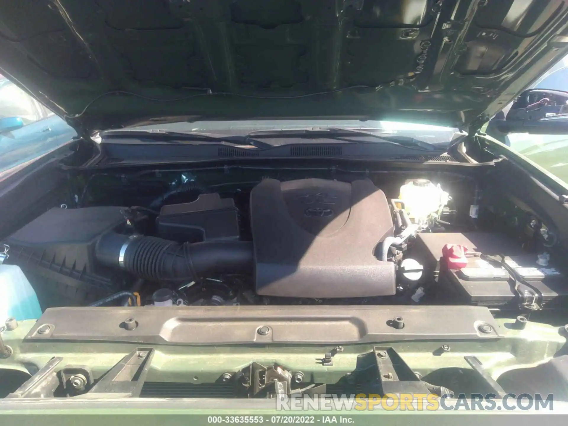 10 Photograph of a damaged car 3TMDZ5BN7MM112066 TOYOTA TACOMA 4WD 2021