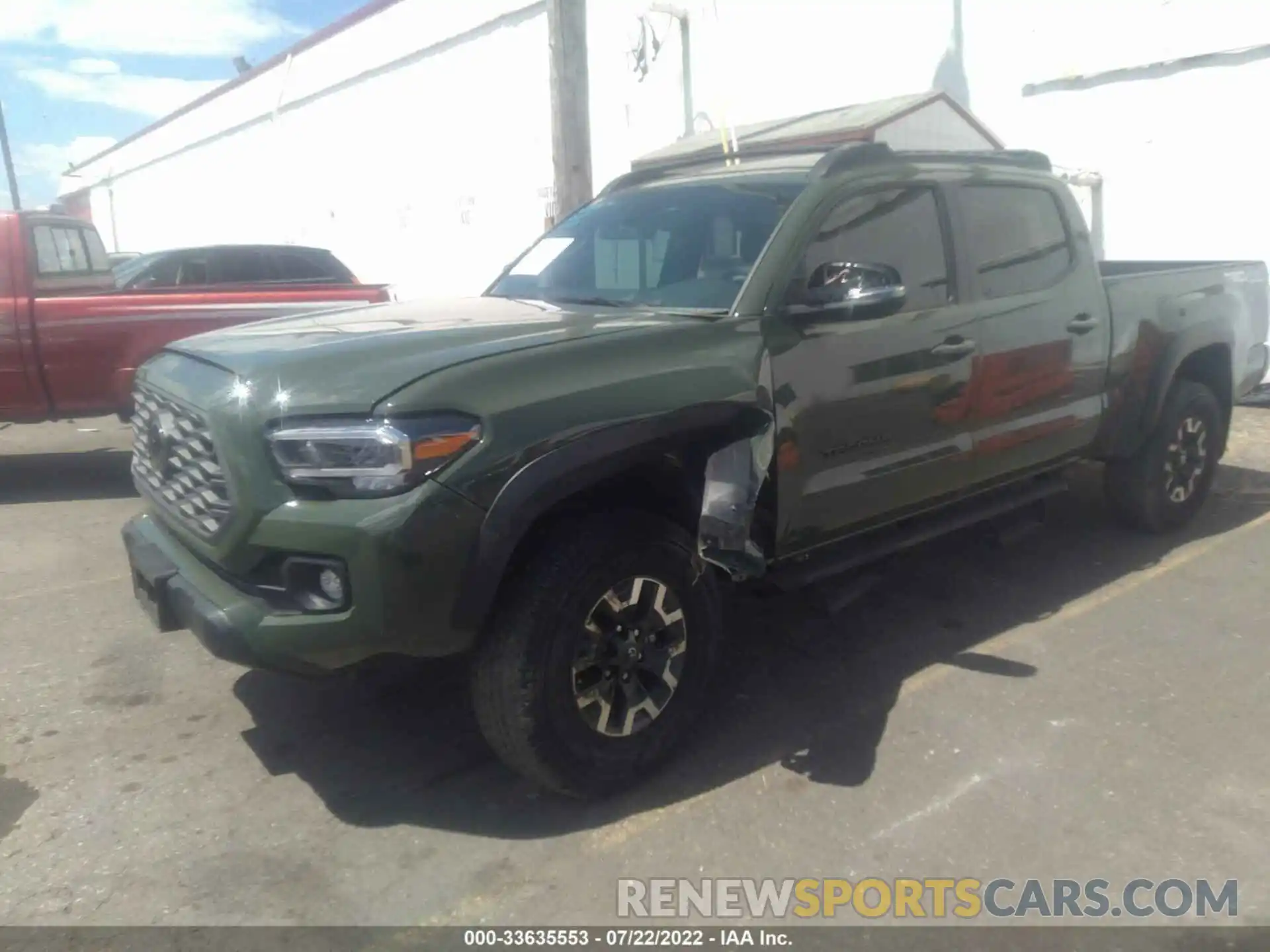 6 Photograph of a damaged car 3TMDZ5BN7MM112066 TOYOTA TACOMA 4WD 2021