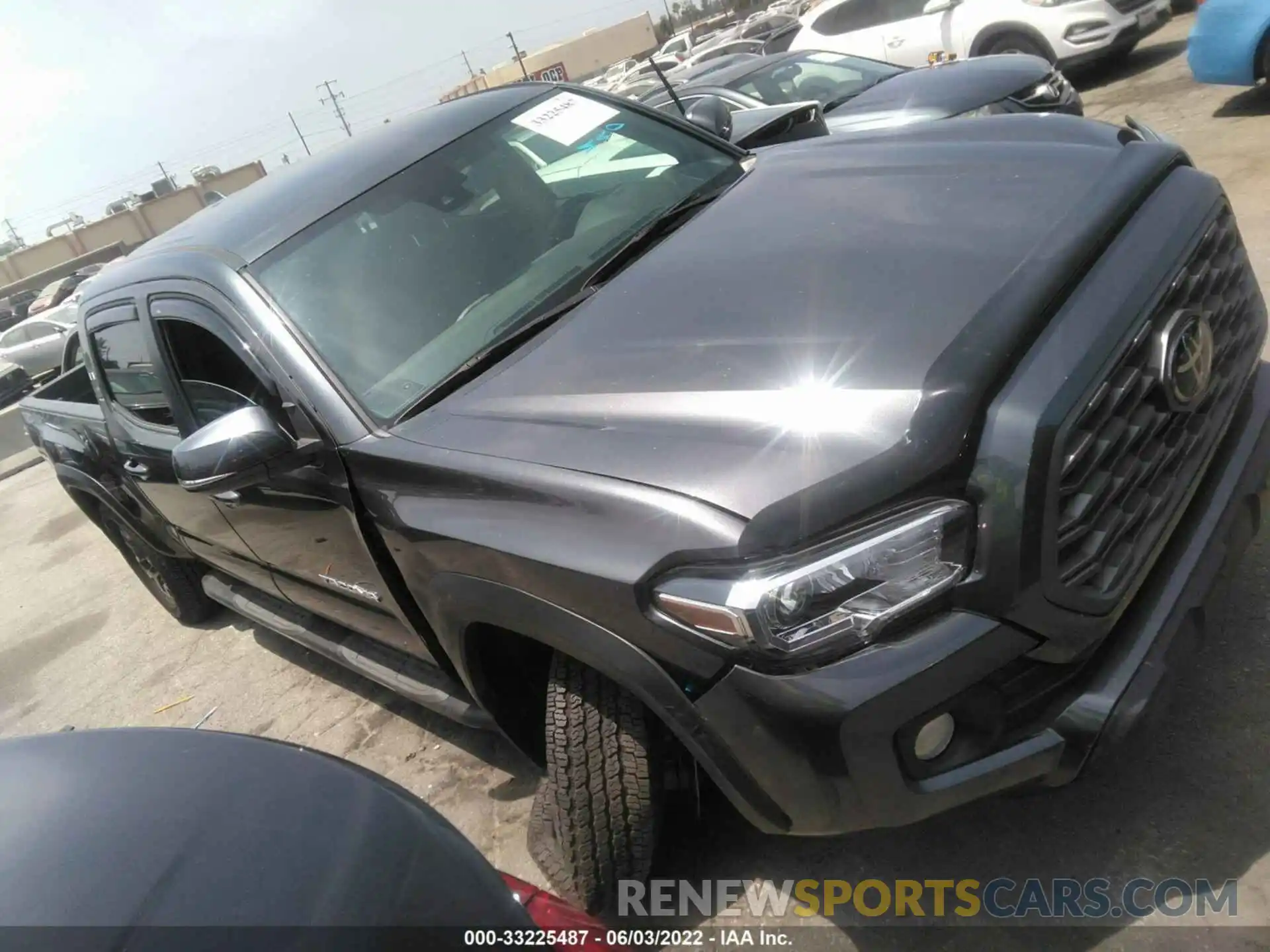 1 Photograph of a damaged car 3TMDZ5BN7MM114156 TOYOTA TACOMA 4WD 2021