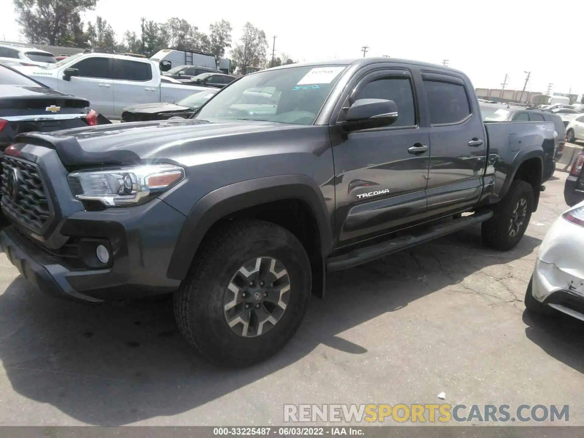 2 Photograph of a damaged car 3TMDZ5BN7MM114156 TOYOTA TACOMA 4WD 2021