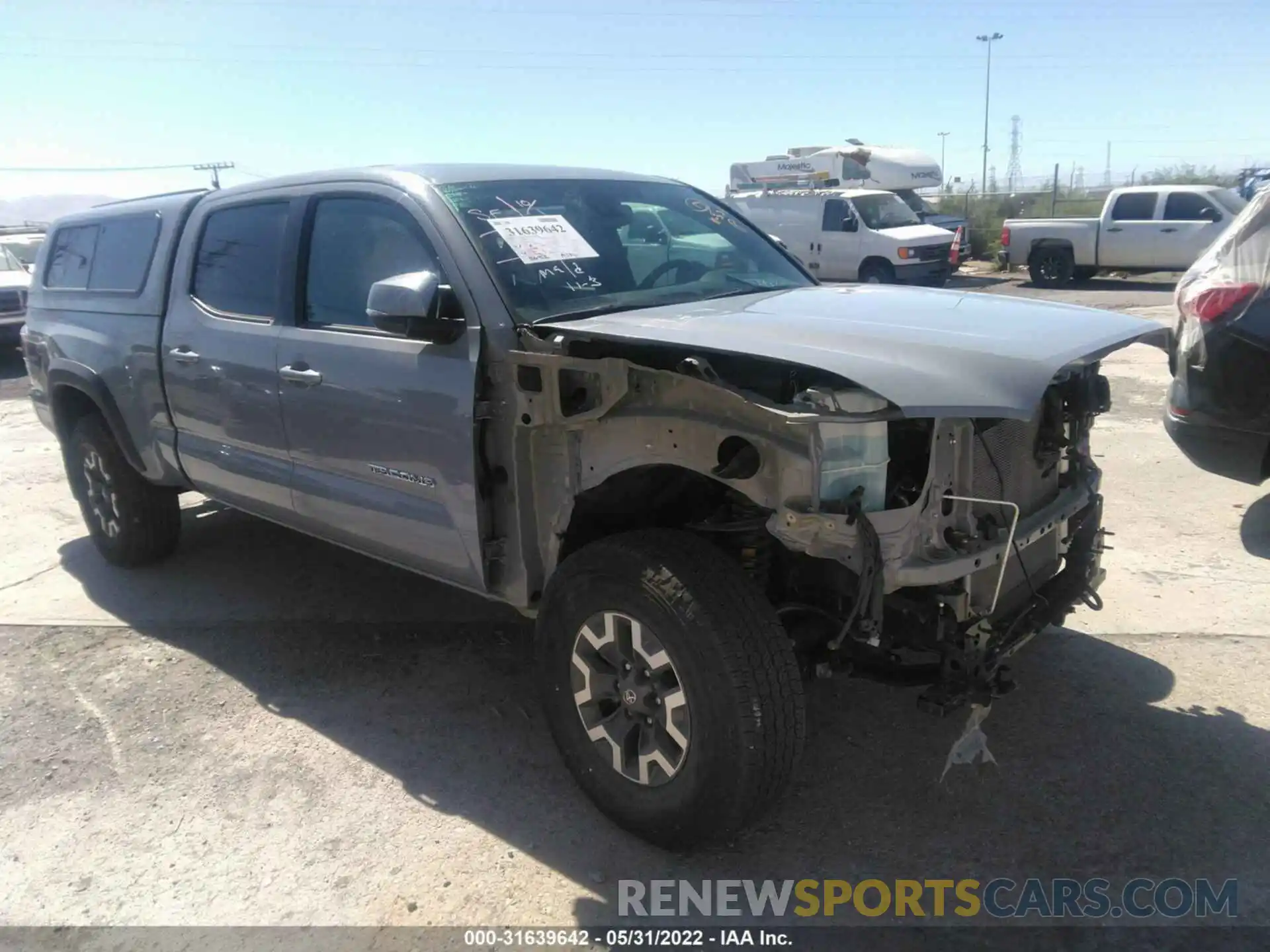 1 Photograph of a damaged car 3TMDZ5BN7MM114478 TOYOTA TACOMA 4WD 2021