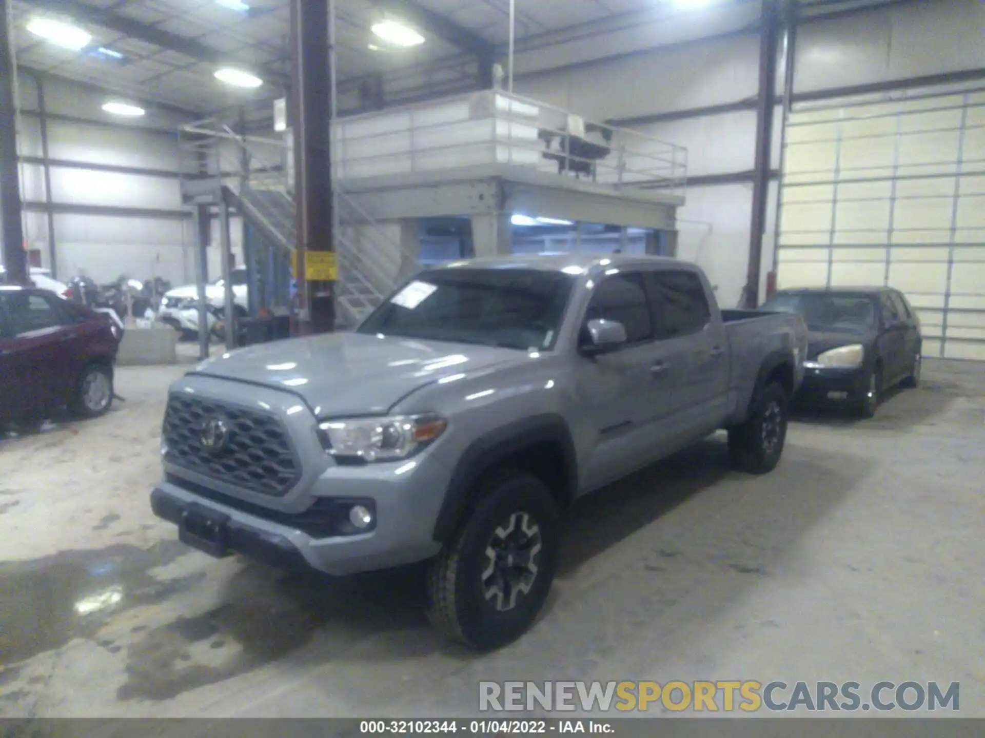 2 Photograph of a damaged car 3TMDZ5BN7MM114951 TOYOTA TACOMA 4WD 2021