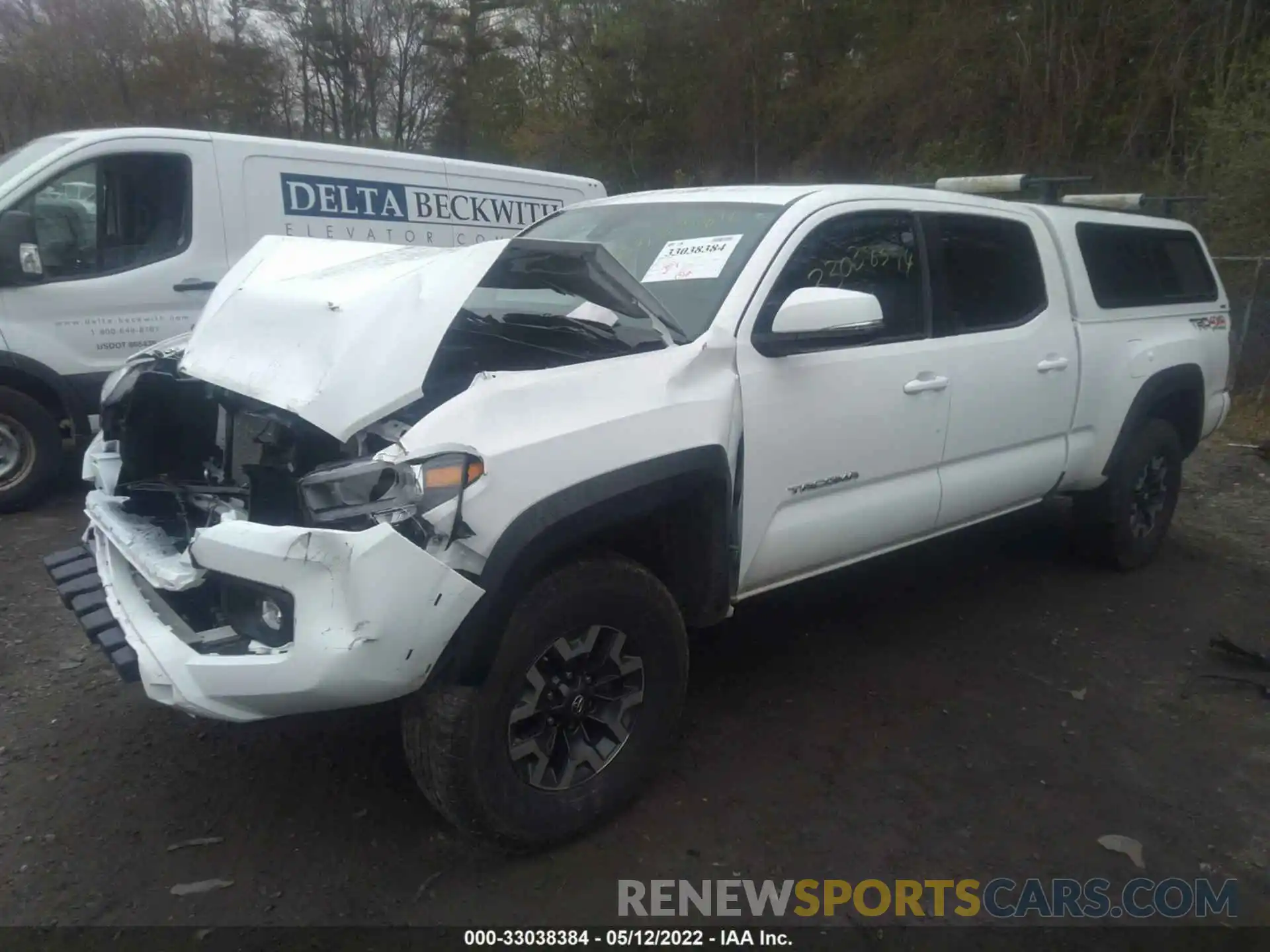 2 Photograph of a damaged car 3TMDZ5BN7MM117526 TOYOTA TACOMA 4WD 2021