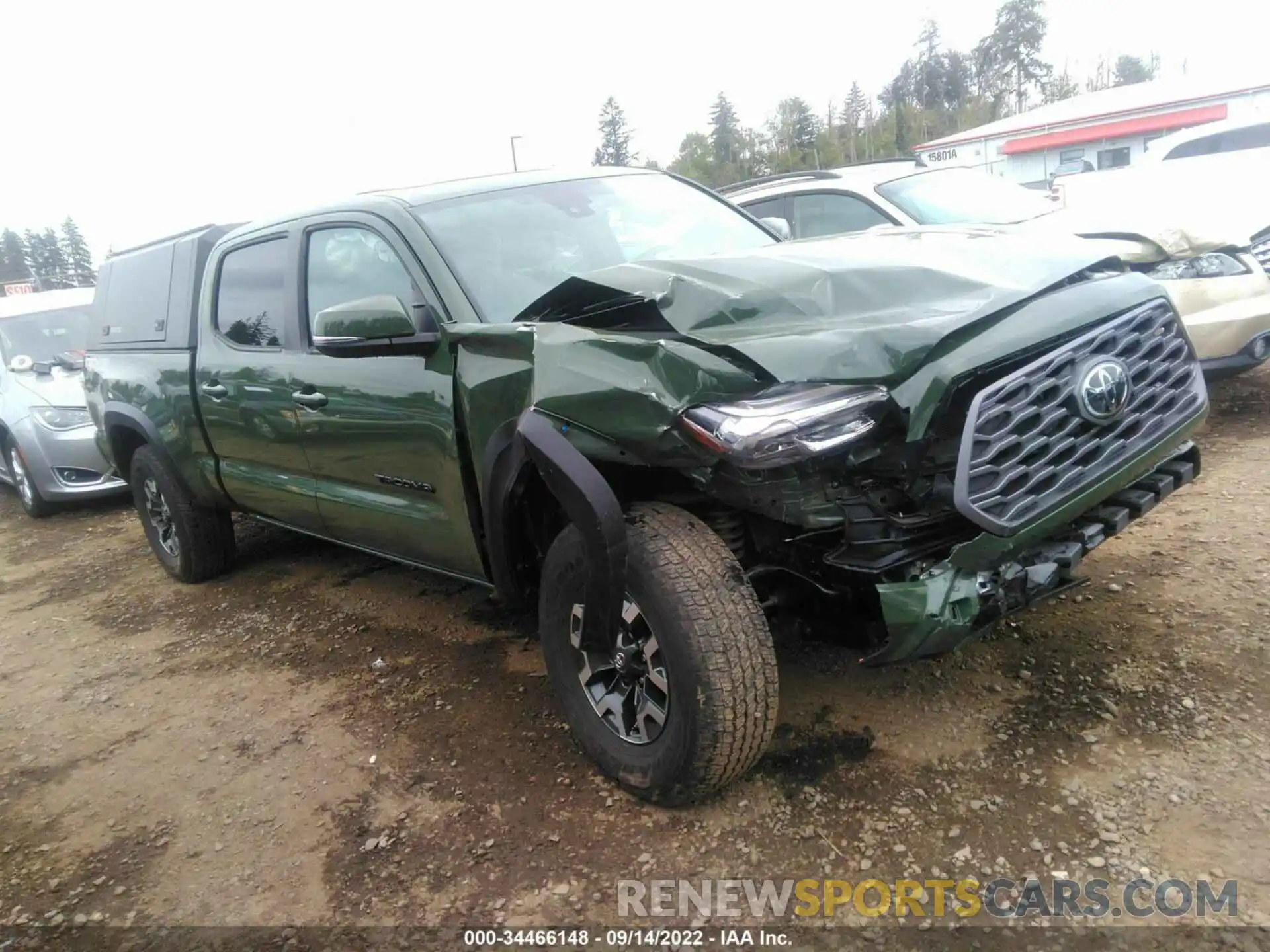 1 Photograph of a damaged car 3TMDZ5BN7MM118059 TOYOTA TACOMA 4WD 2021