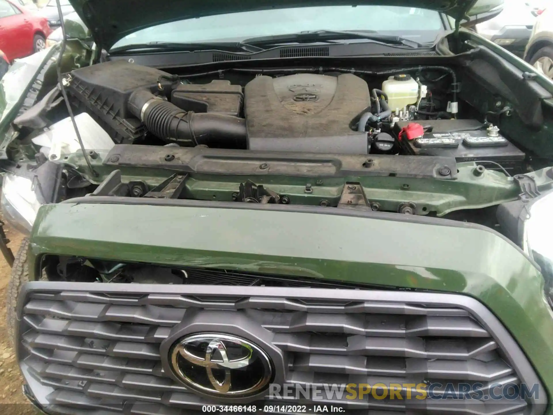 10 Photograph of a damaged car 3TMDZ5BN7MM118059 TOYOTA TACOMA 4WD 2021