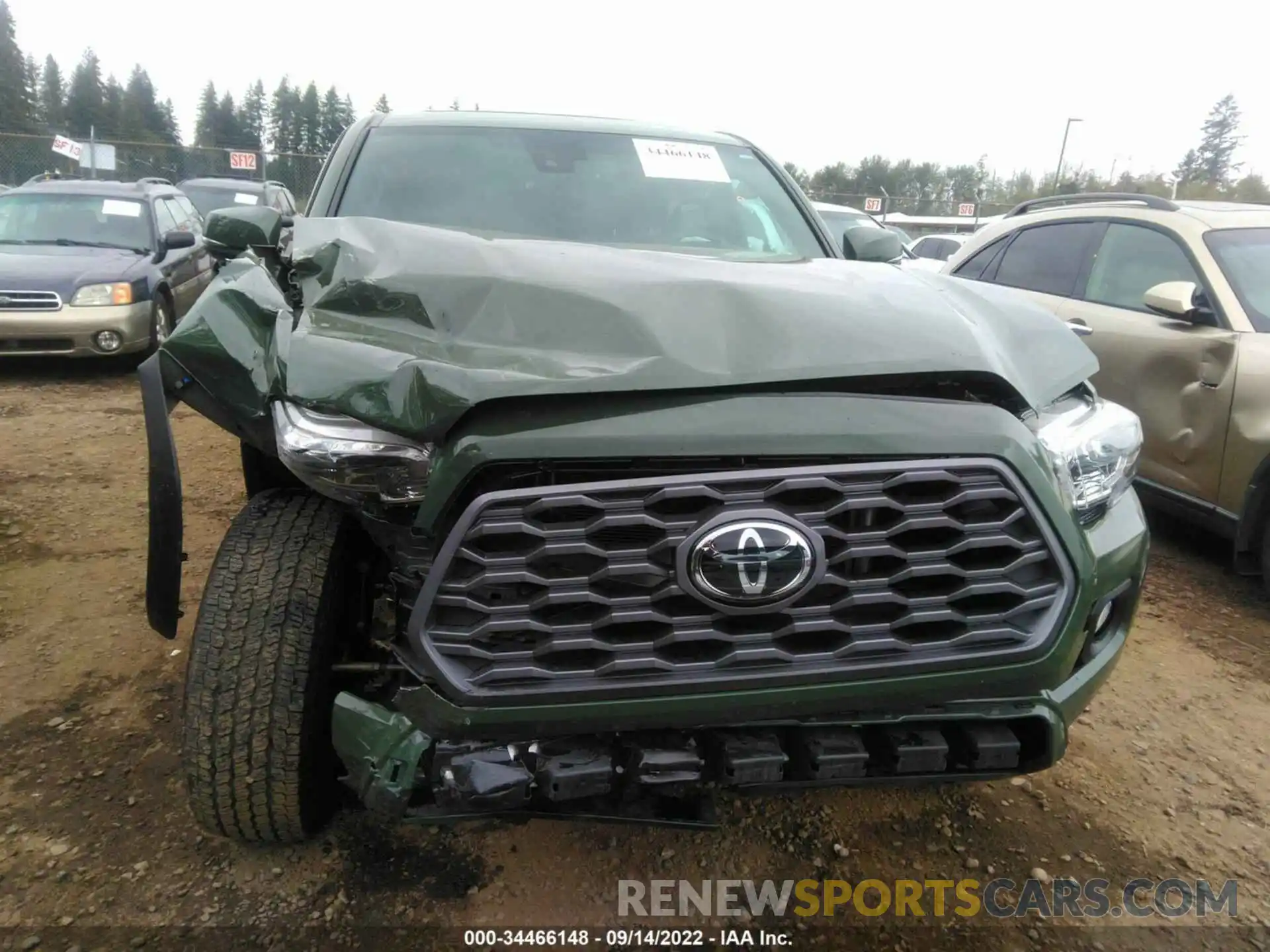 6 Photograph of a damaged car 3TMDZ5BN7MM118059 TOYOTA TACOMA 4WD 2021