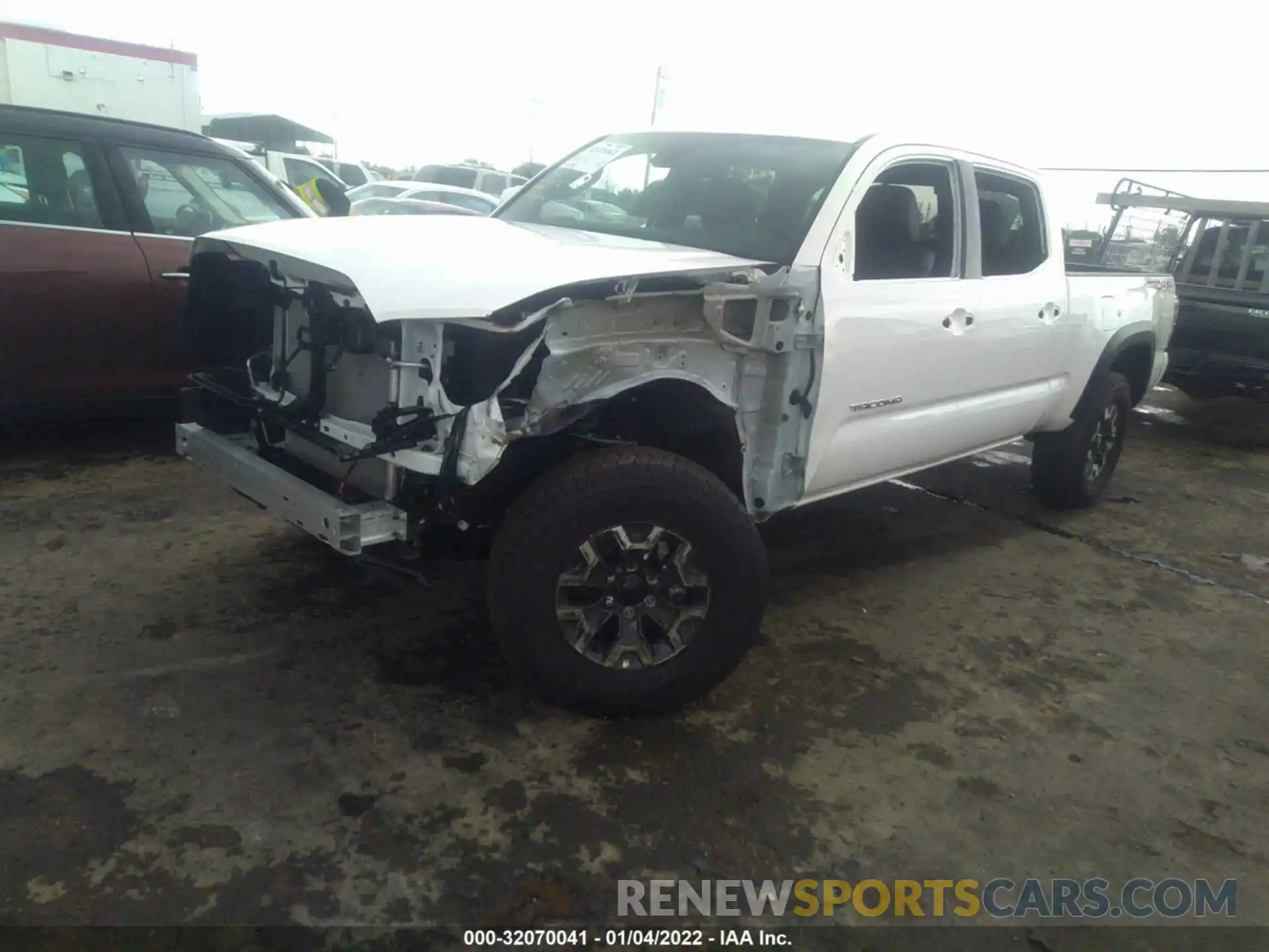 2 Фотография поврежденного автомобиля 3TMDZ5BN7MM121026 TOYOTA TACOMA 4WD 2021