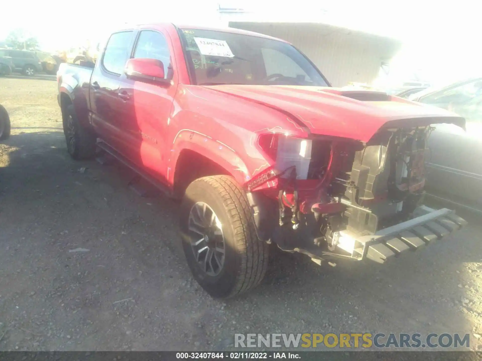 1 Photograph of a damaged car 3TMDZ5BN8MM099327 TOYOTA TACOMA 4WD 2021